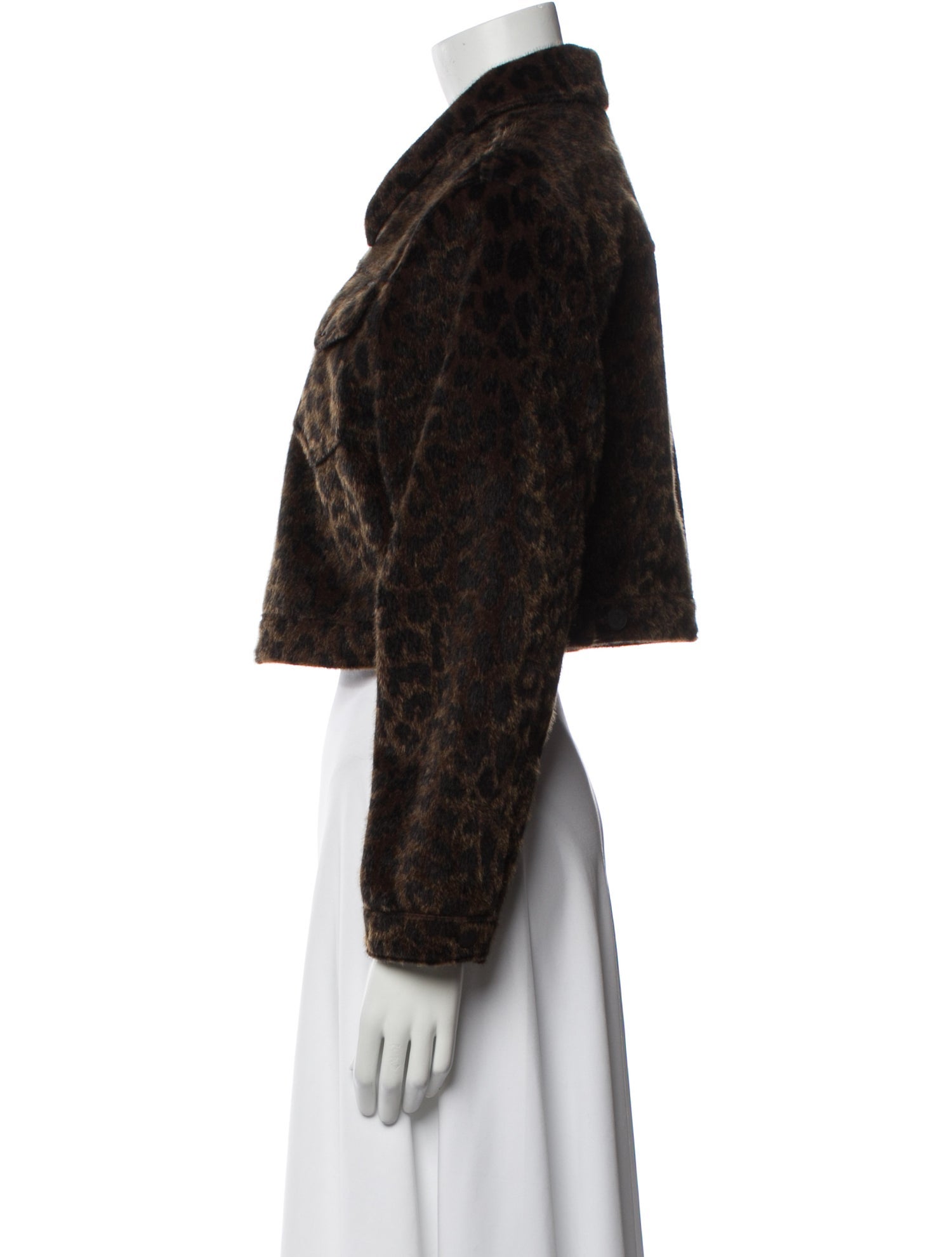 Mother Animal Print Denim Jacket w/ Tags