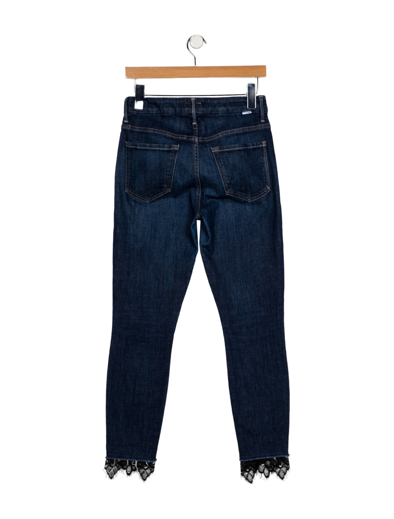 Mother Mid-Rise Skinny Leg Jeans