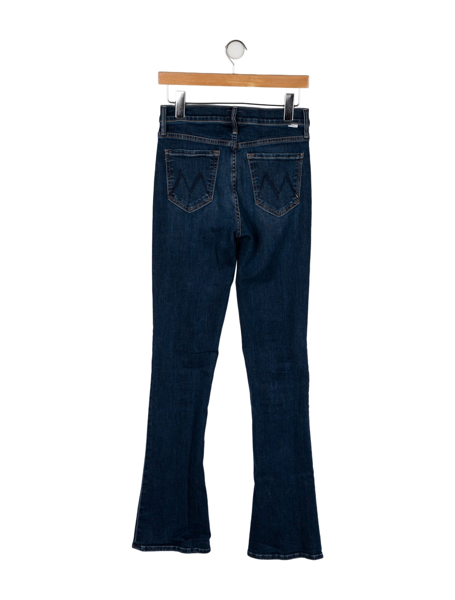 Mother Mid-Rise Straight Leg Jeans