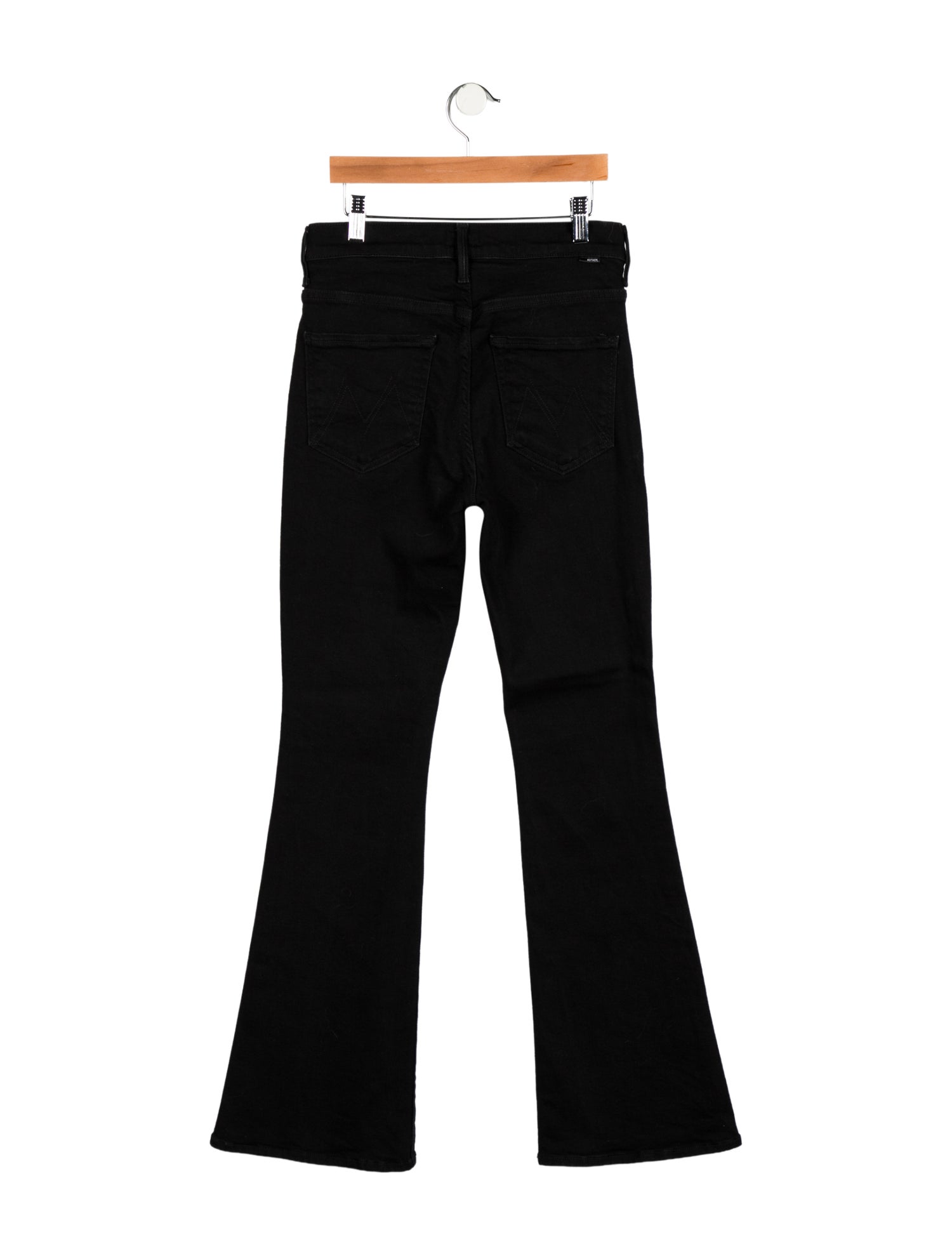 Mother Mid-Rise Wide Leg Jeans