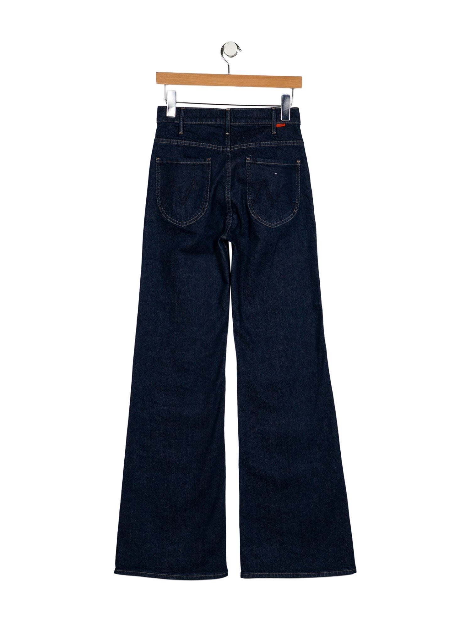 Mother Mid-Rise Wide Leg Jeans