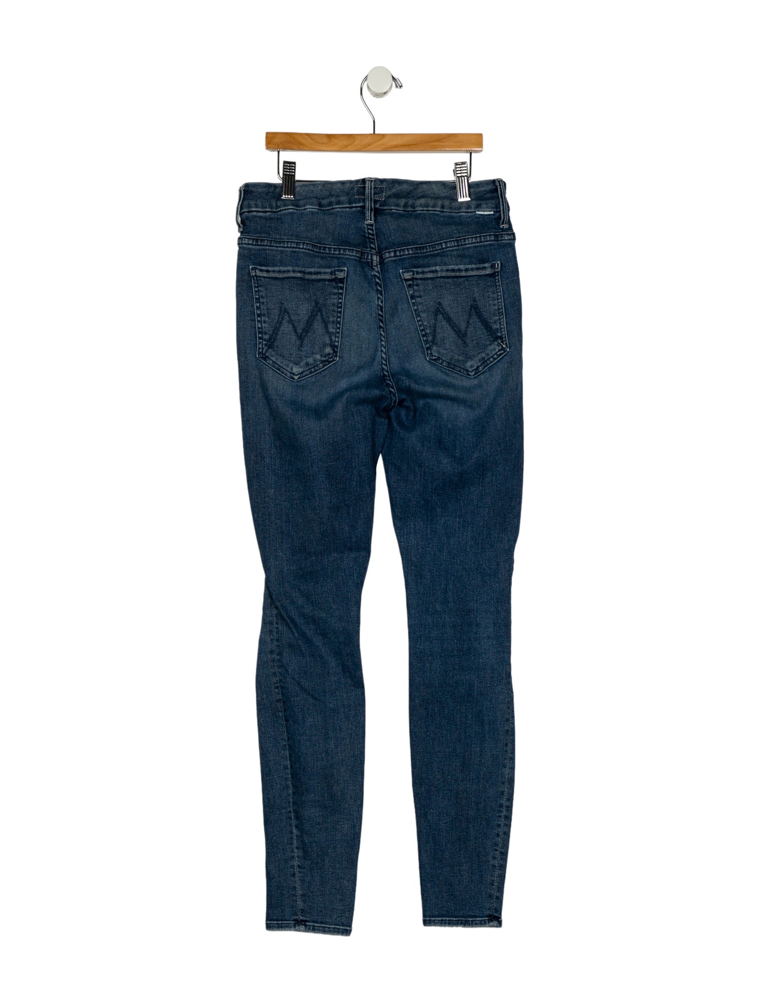 Mother Mid-Rise Skinny Leg Jeans