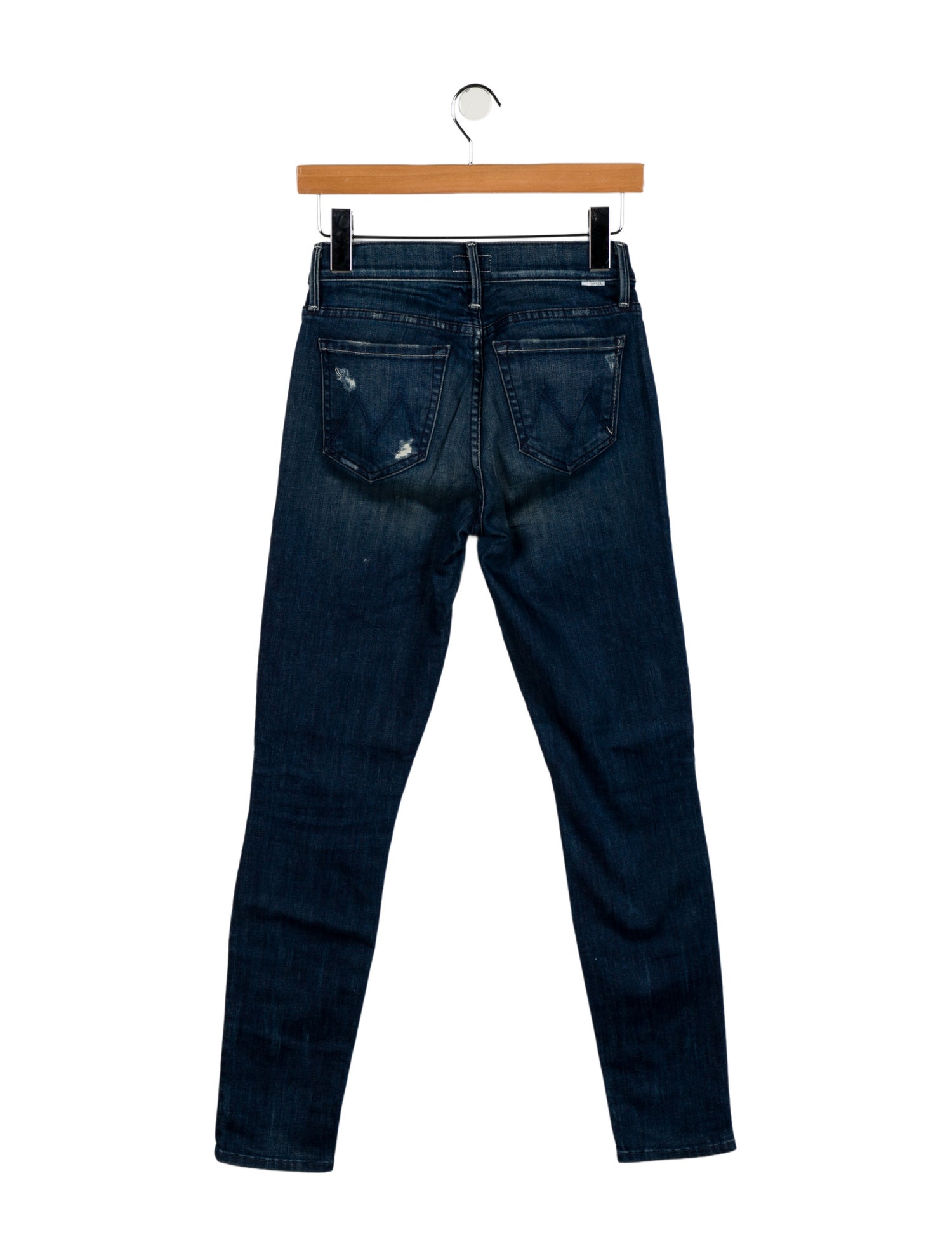 Mother Mid-Rise Skinny Leg Jeans