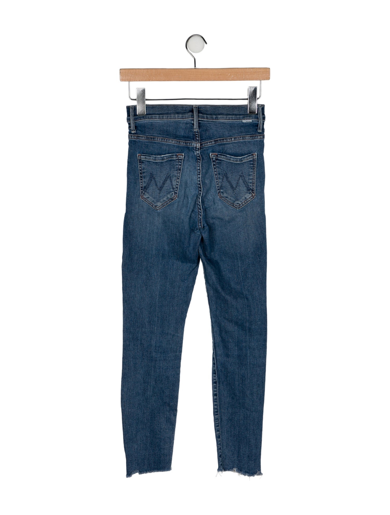 Mother Mid-Rise Skinny Leg Jeans