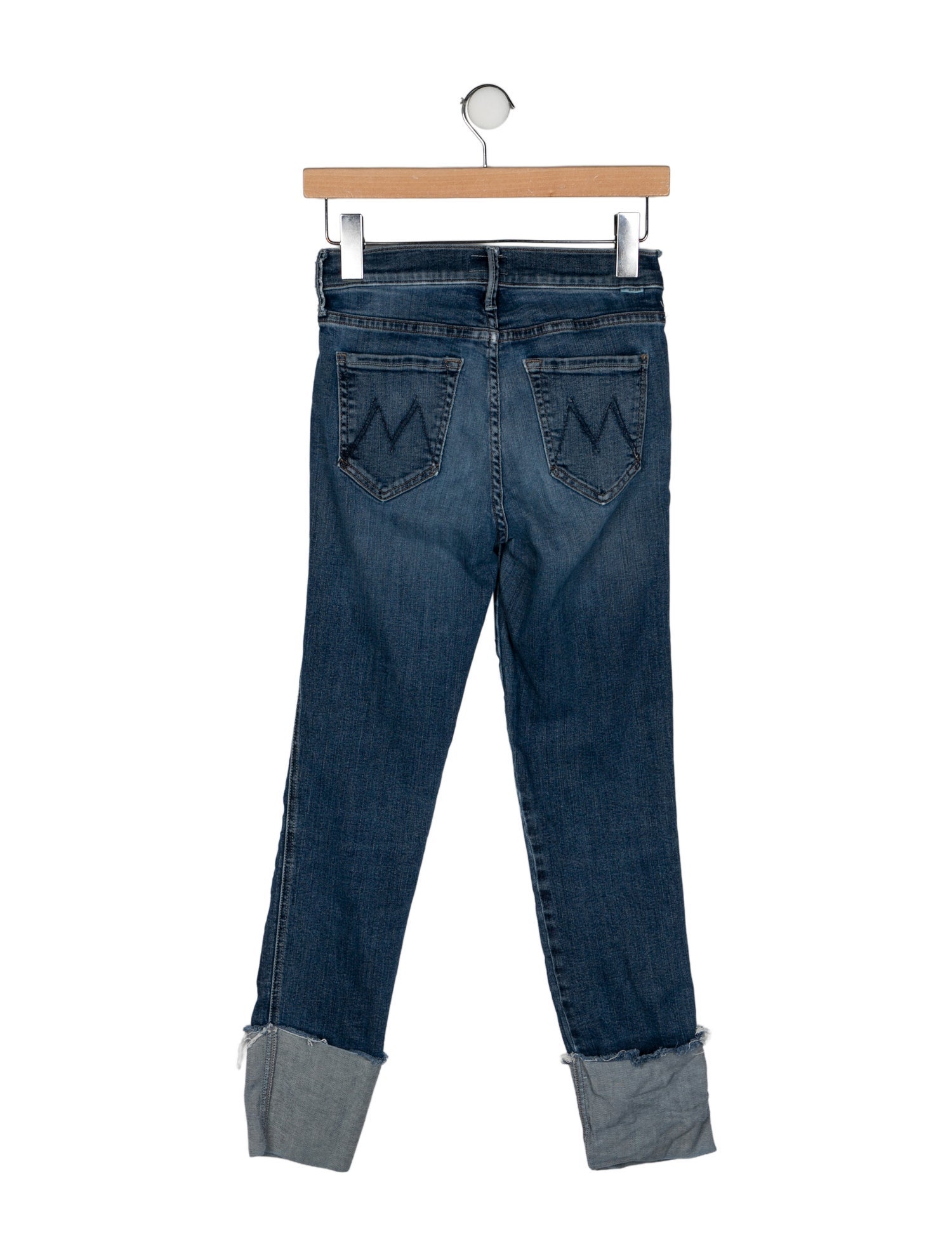 Mother Mid-Rise Skinny Leg Jeans