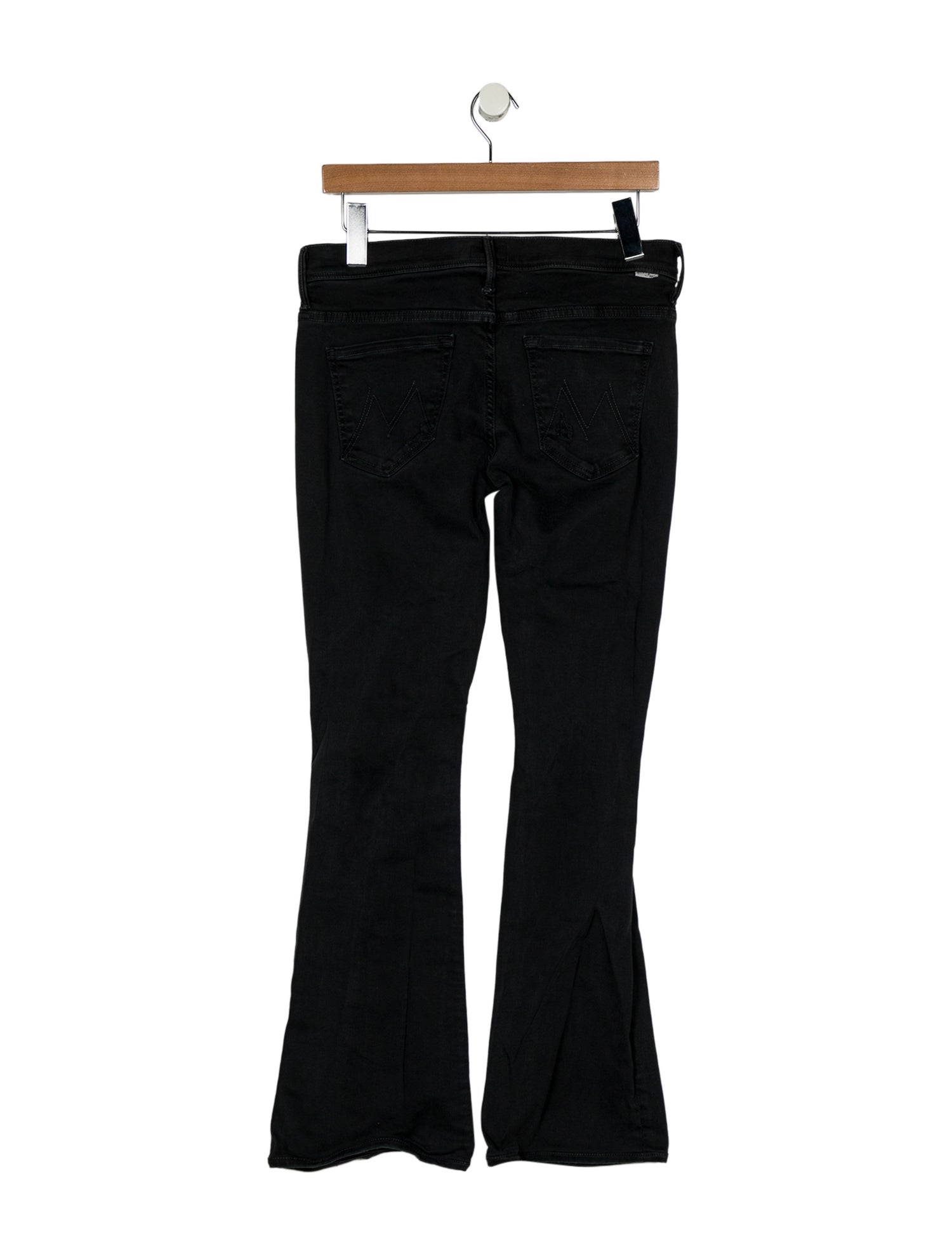 Mother Mid-Rise Wide Leg Jeans
