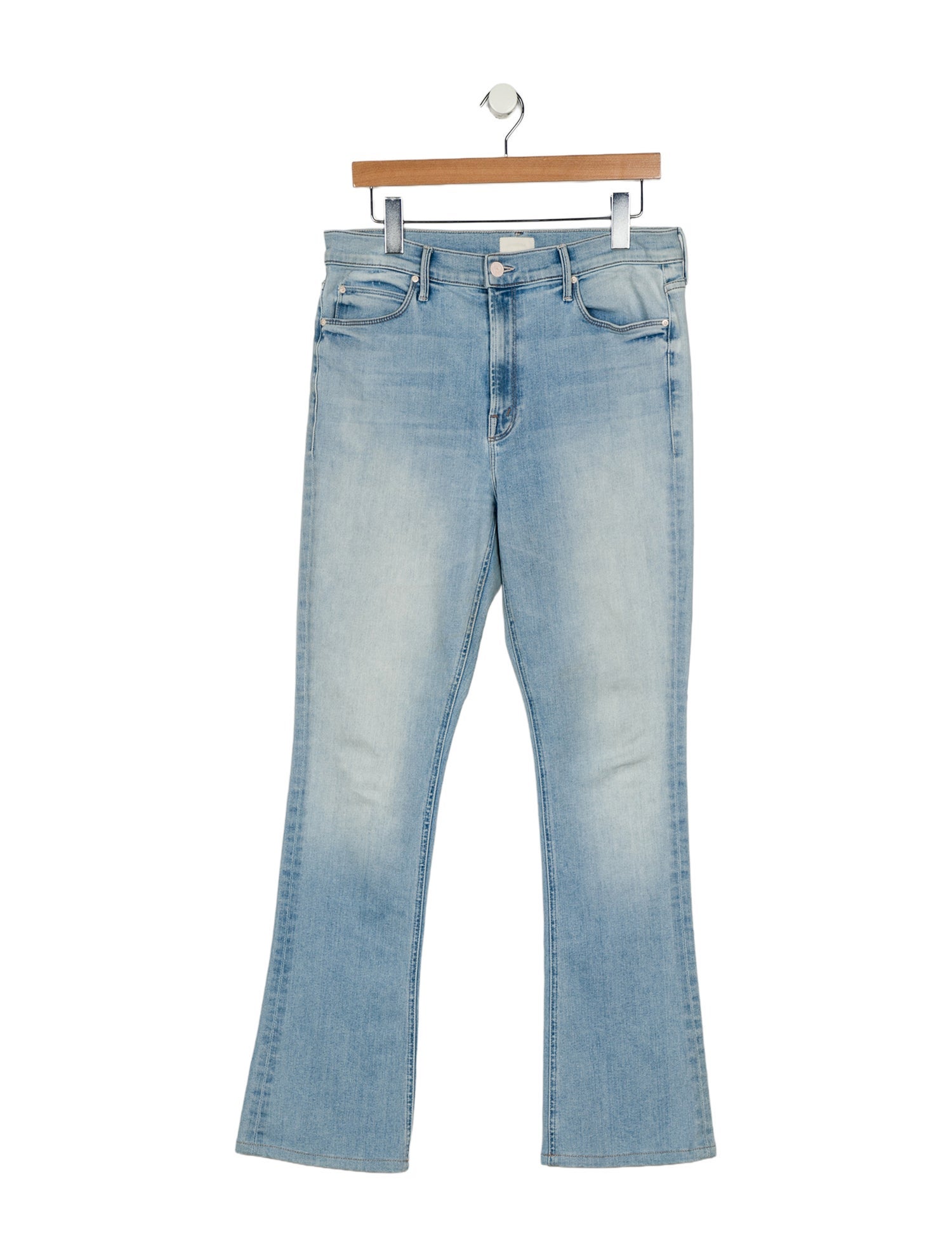 Mother Mid-Rise Straight Leg Jeans