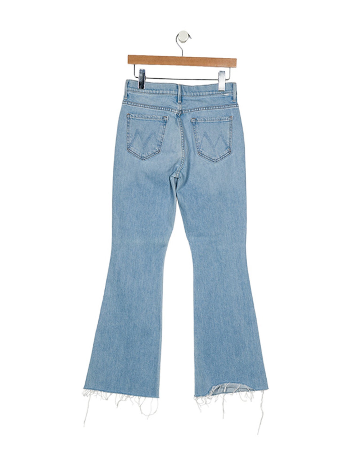Mother Mid-Rise Wide Leg Jeans