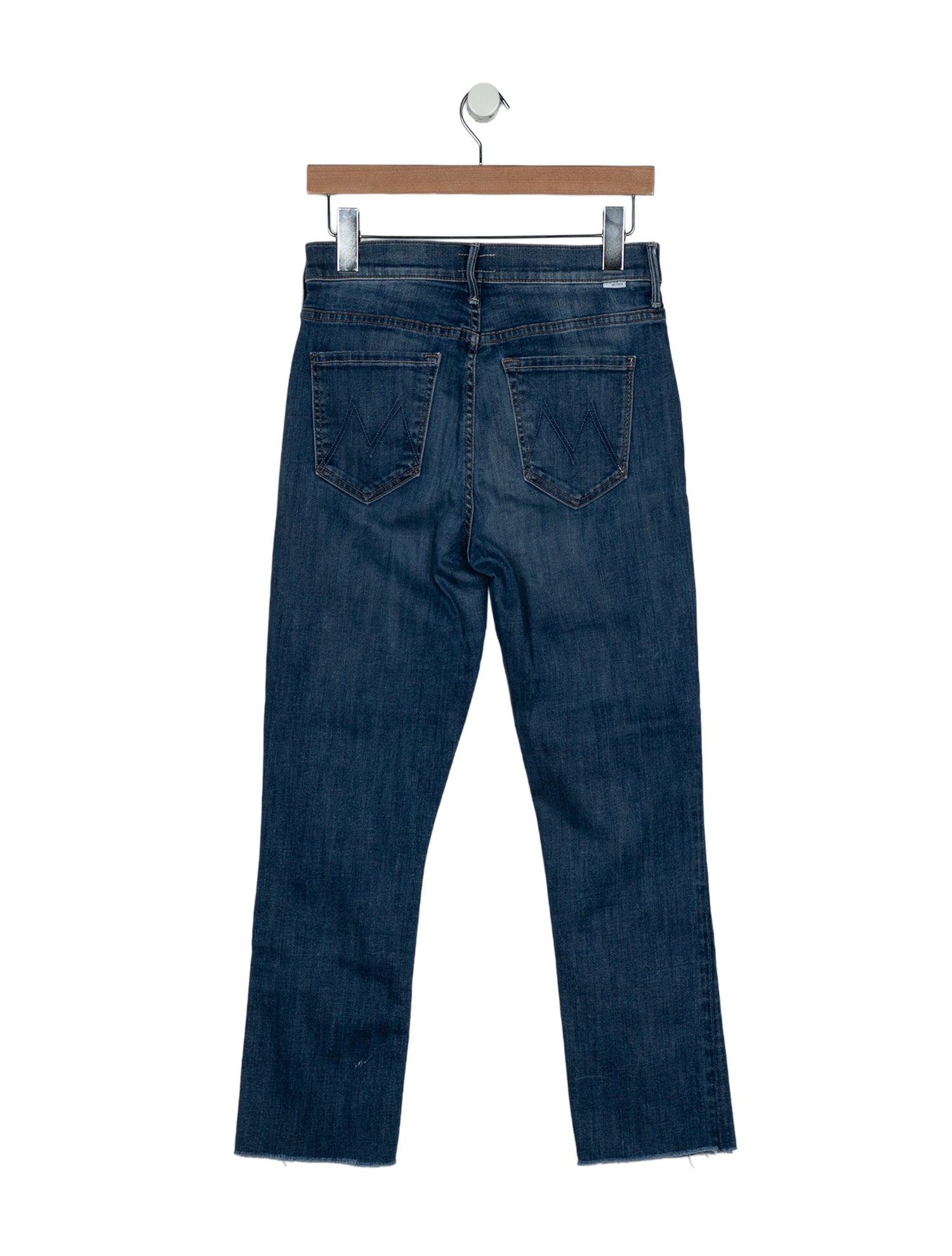 Mother Mid-Rise Straight Leg Jeans