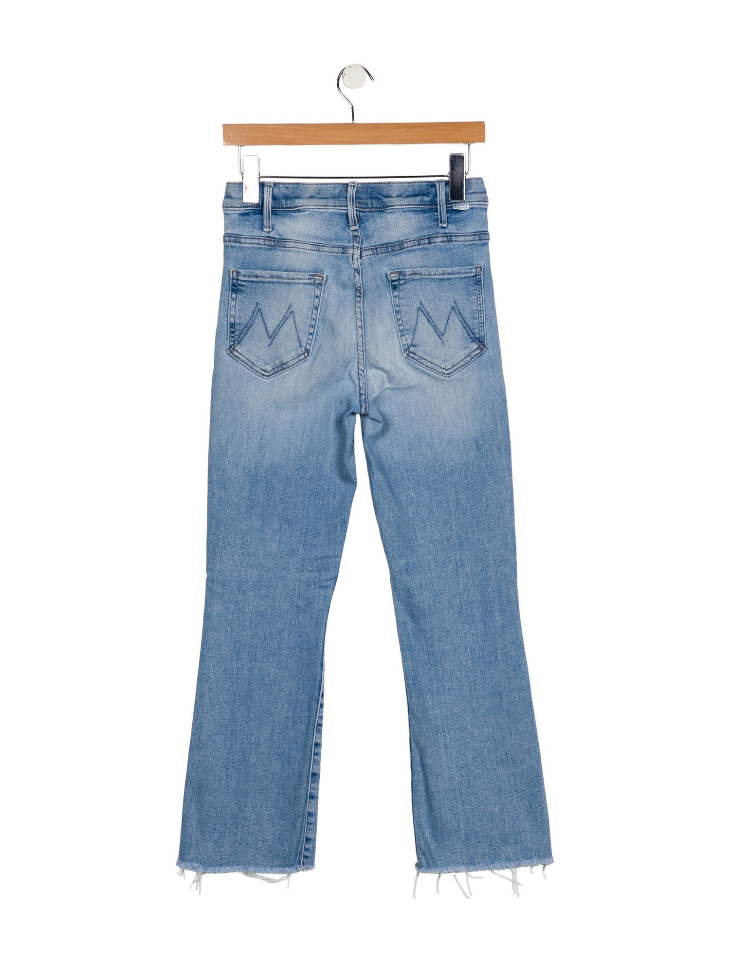Mother Mid-Rise Straight Leg Jeans