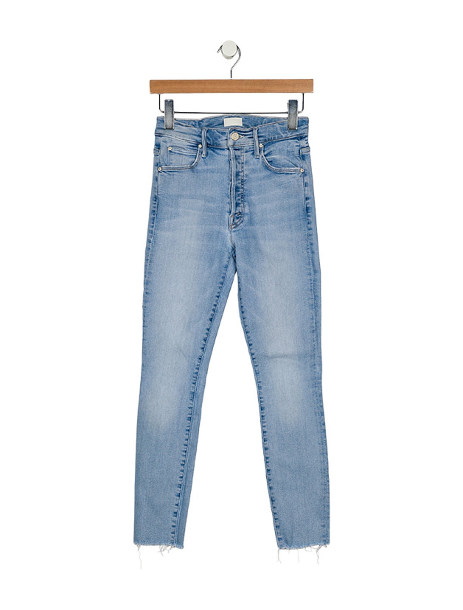 Mother Mid-Rise Skinny Leg Jeans