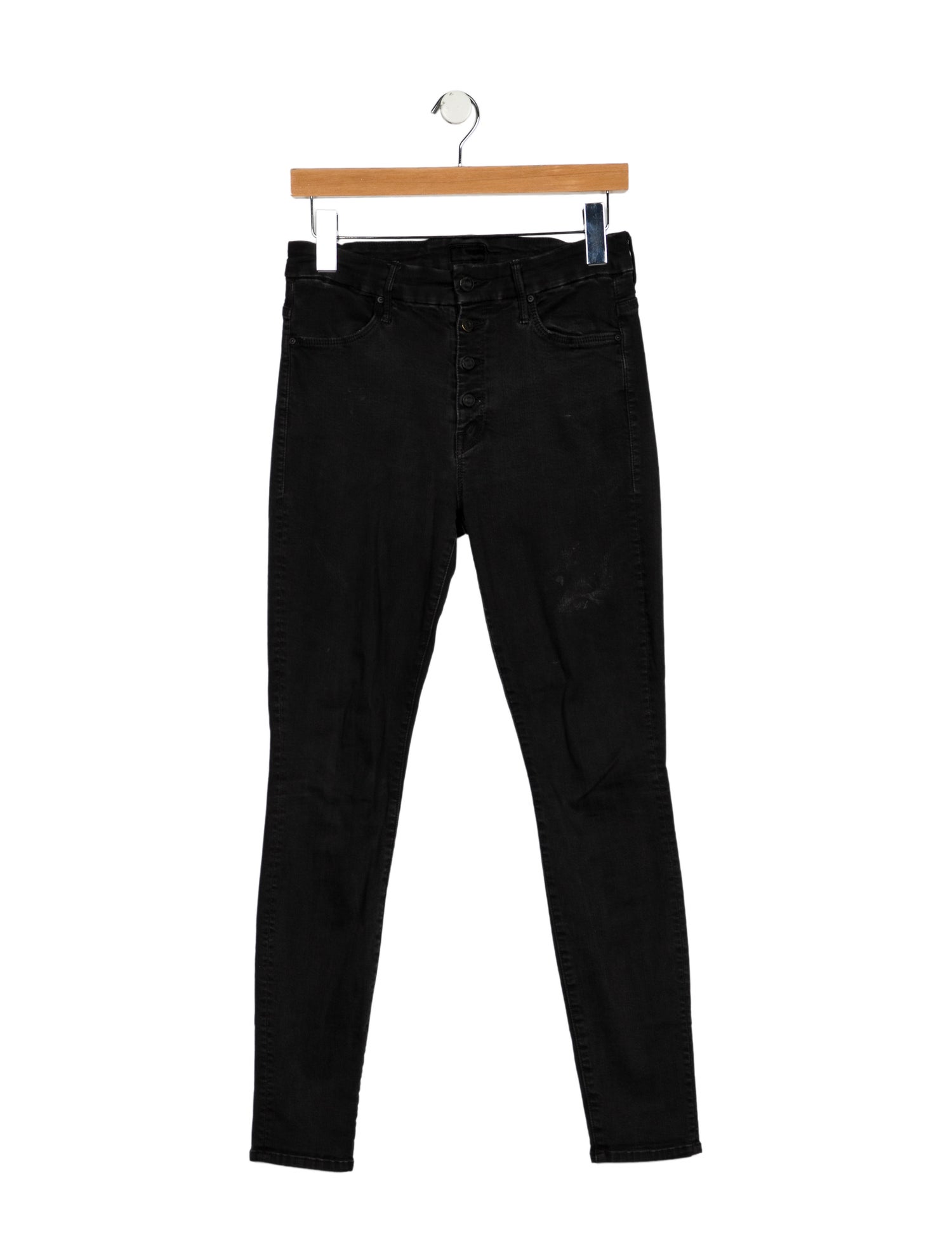 Mother Mid-Rise Skinny Leg Jeans