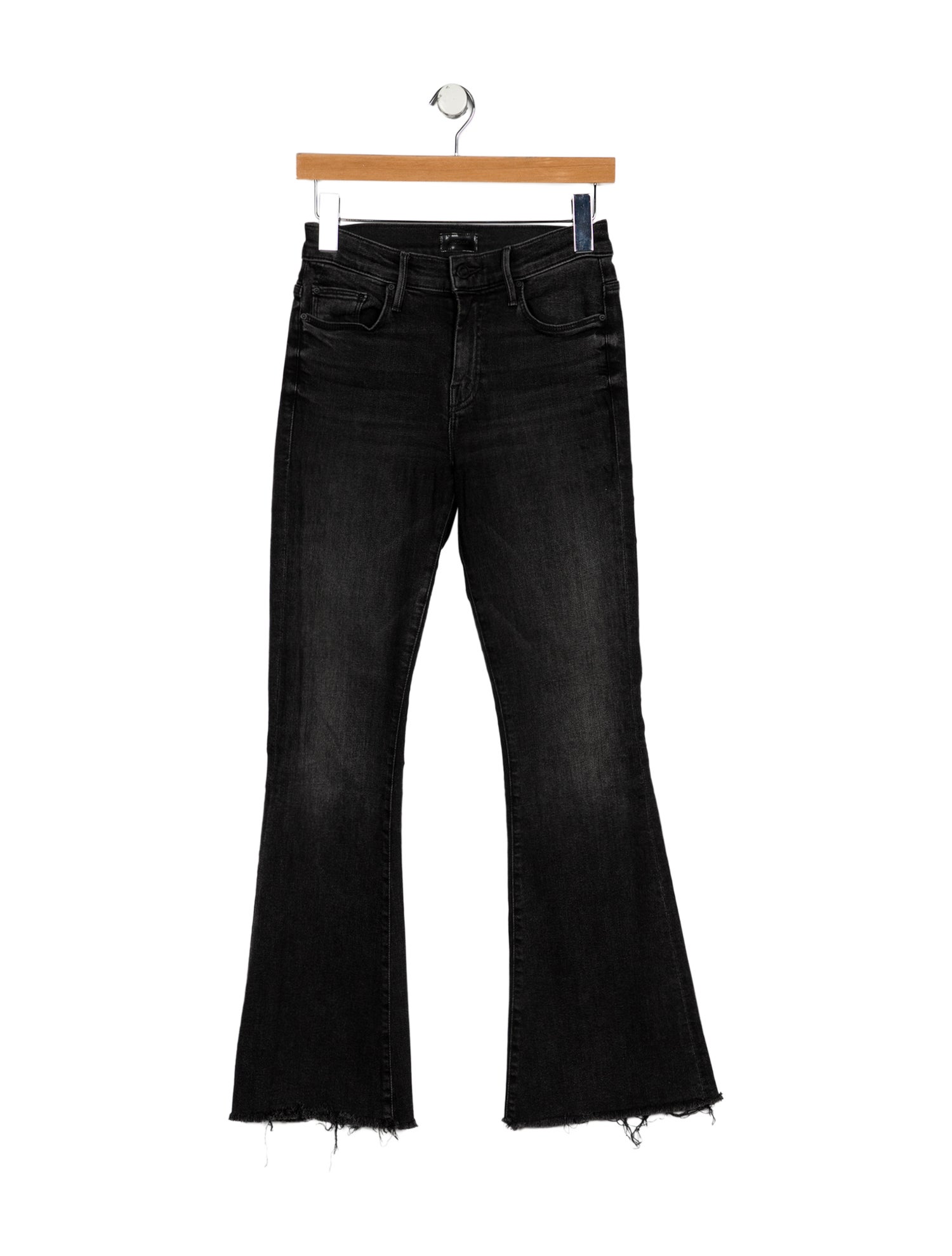 Mother Mid-Rise Wide Leg Jeans