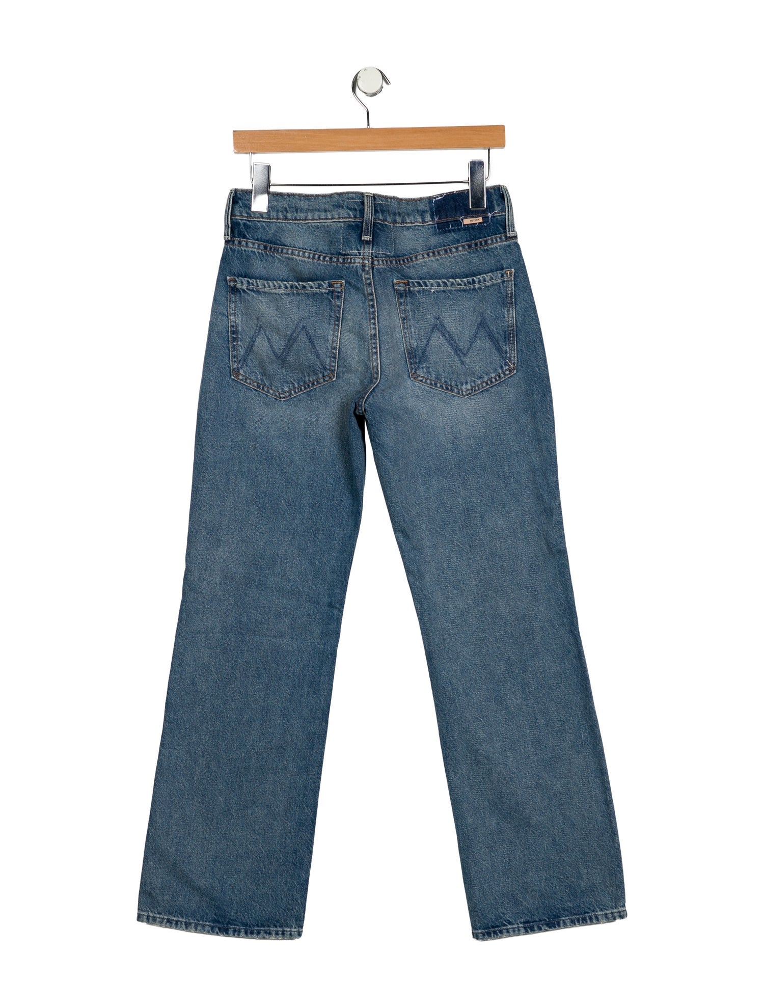 Mother Mid-Rise Wide Leg Jeans