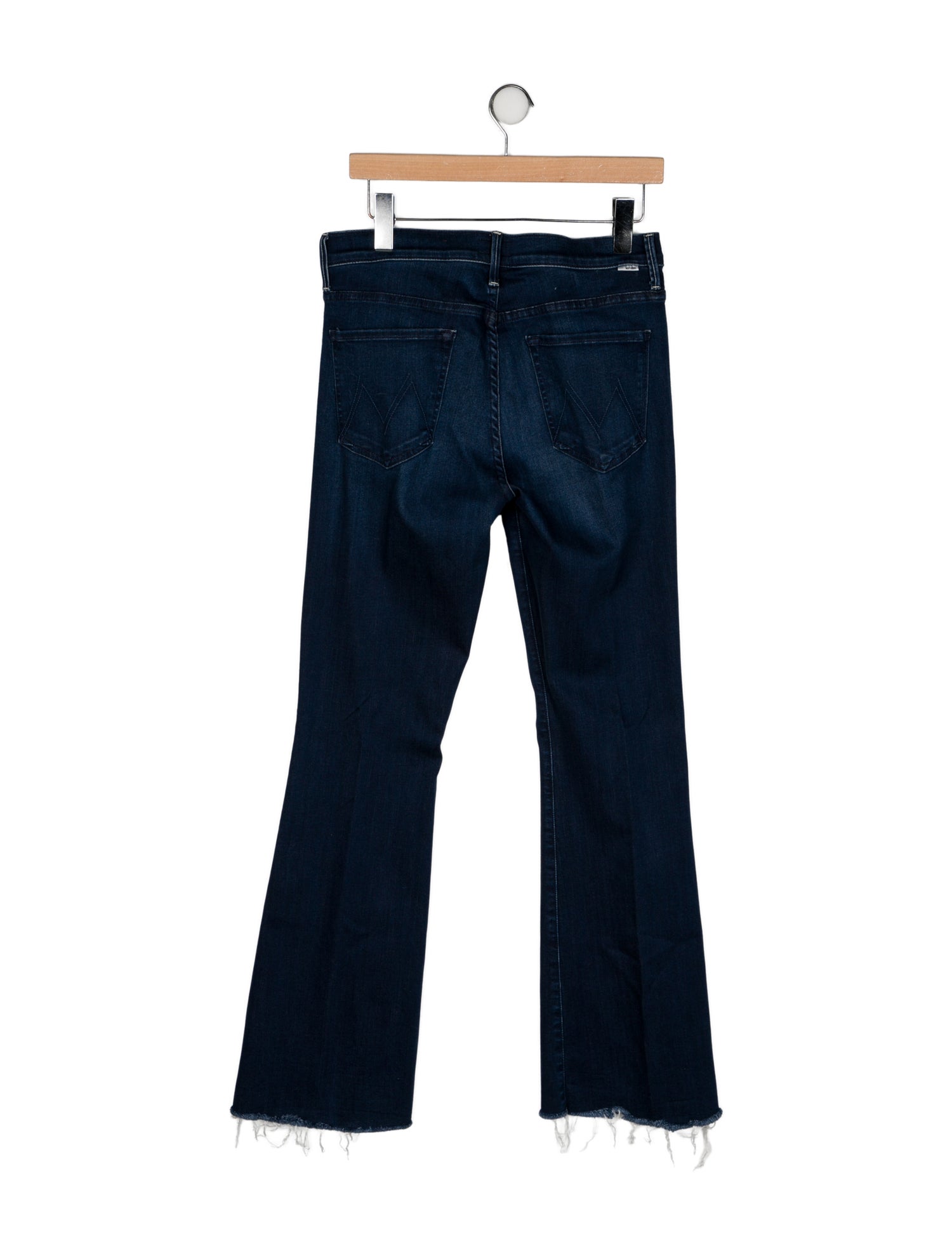 Mother Mid-Rise Wide Leg Jeans
