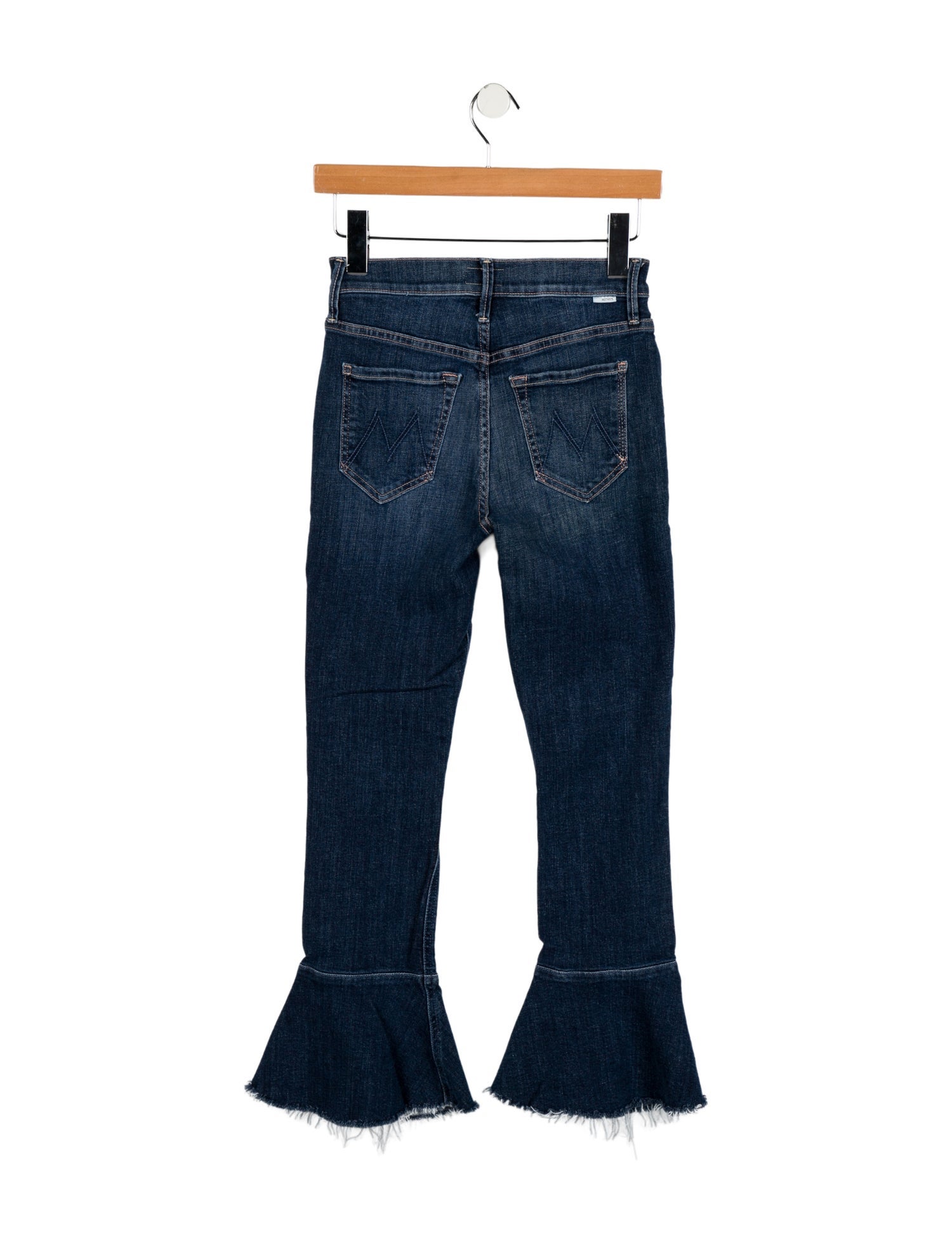 Mother Mid-Rise Wide Leg Jeans