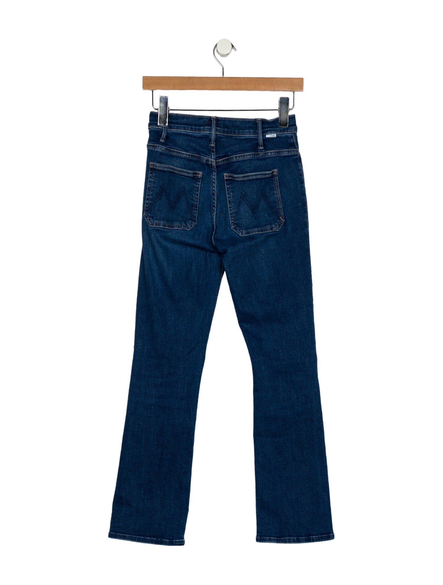 Mother Mid-Rise Straight Leg Jeans