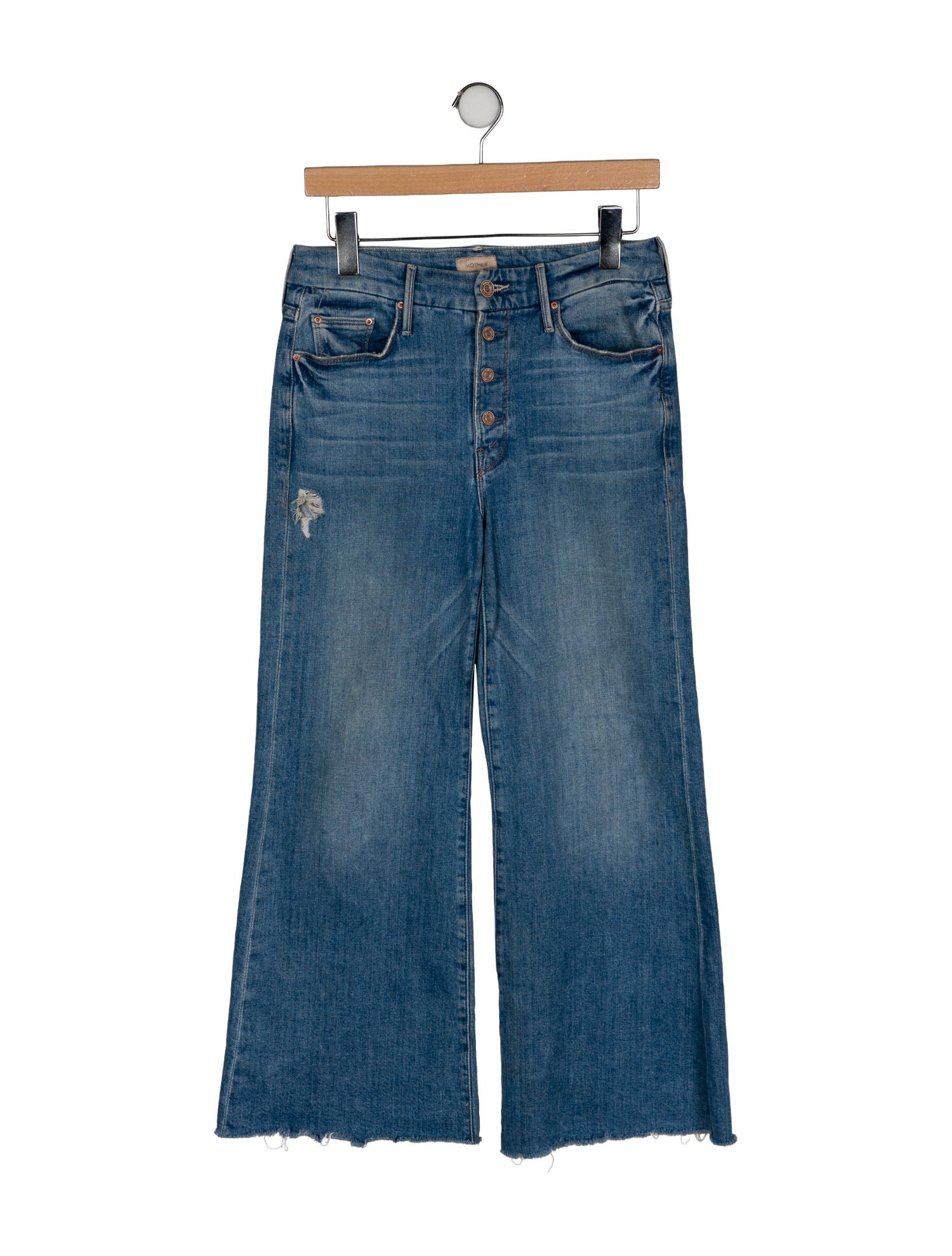 Mother High-Rise Wide Leg Jeans