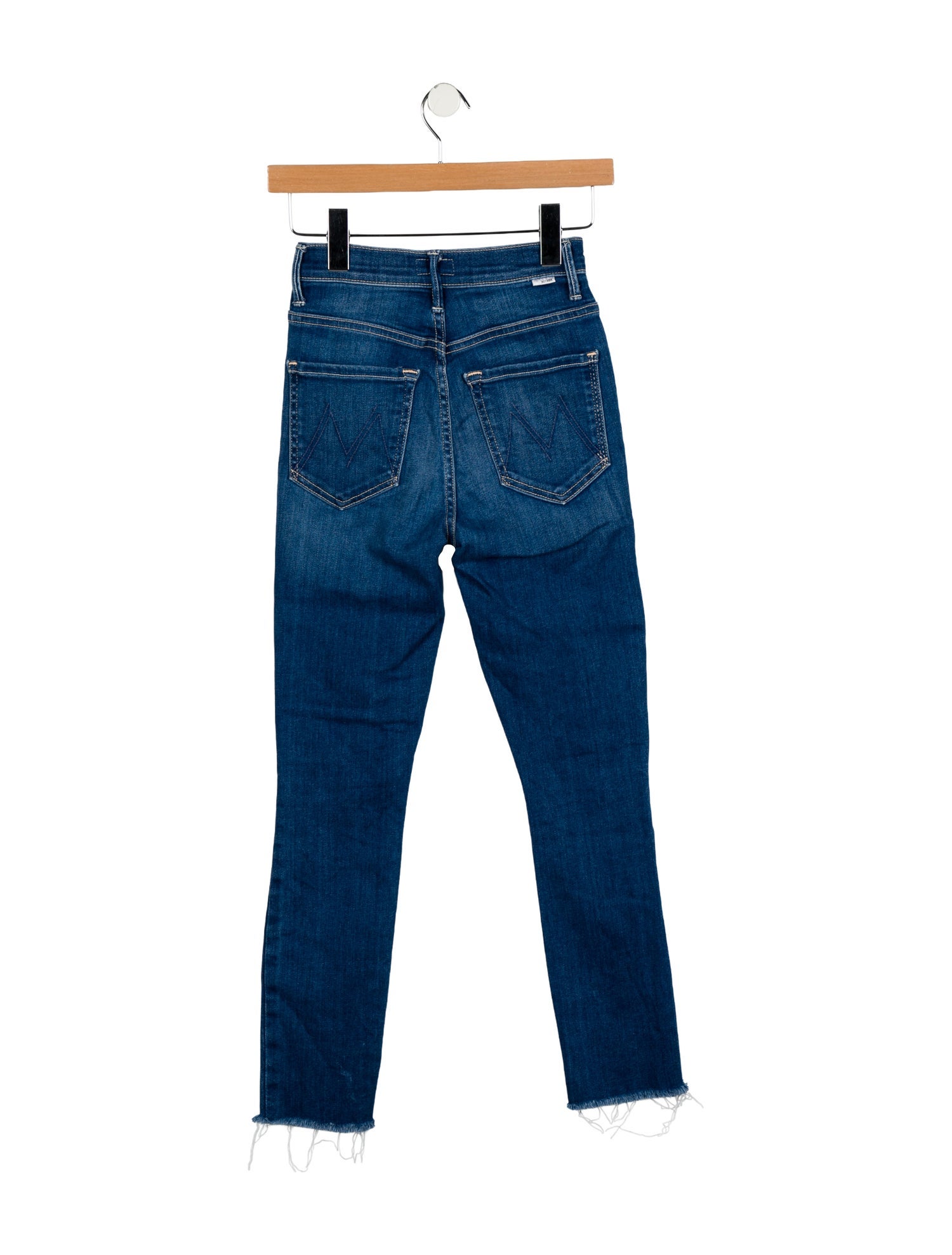 Mother Mid-Rise Skinny Leg Jeans