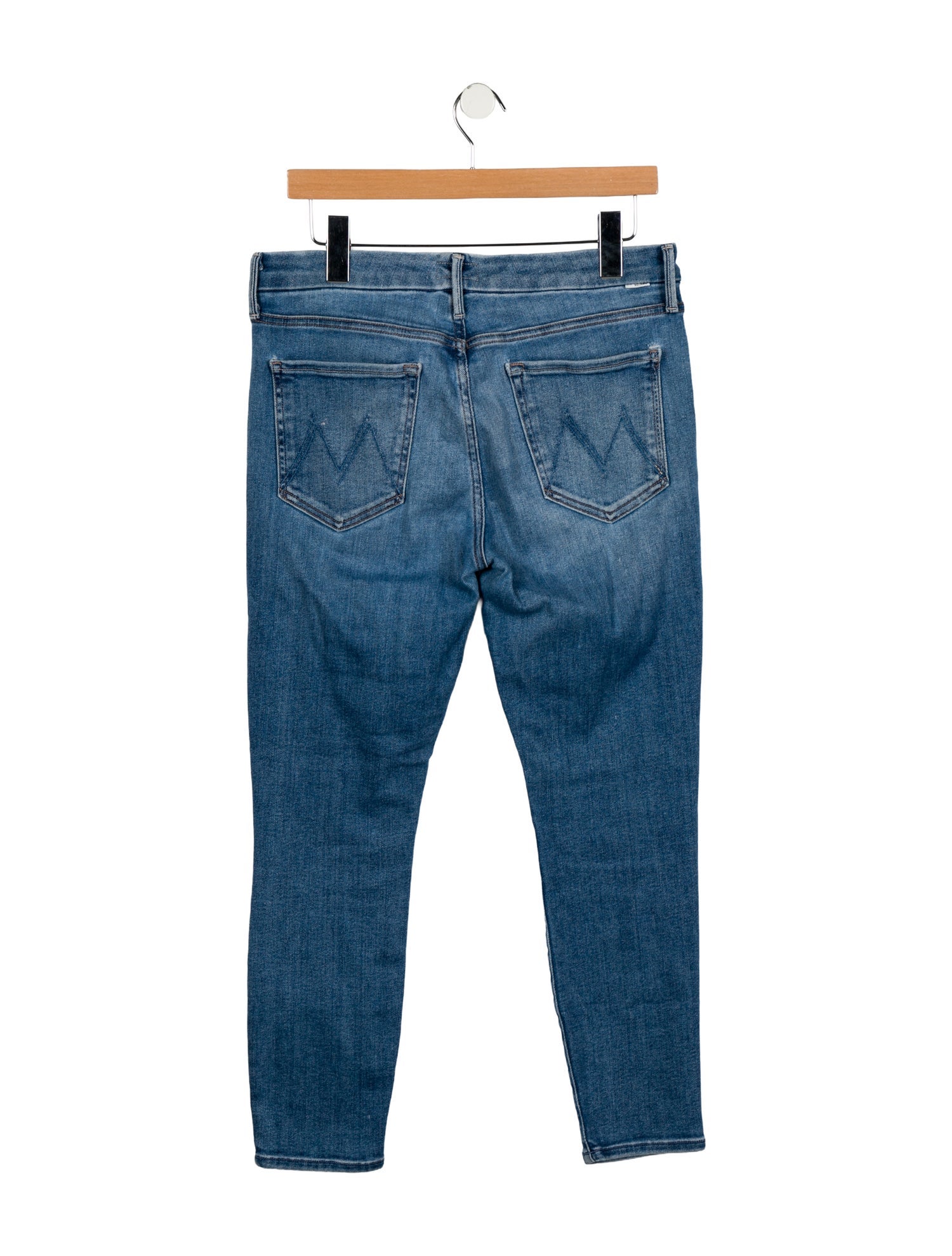 Mother Mid-Rise Skinny Leg Jeans