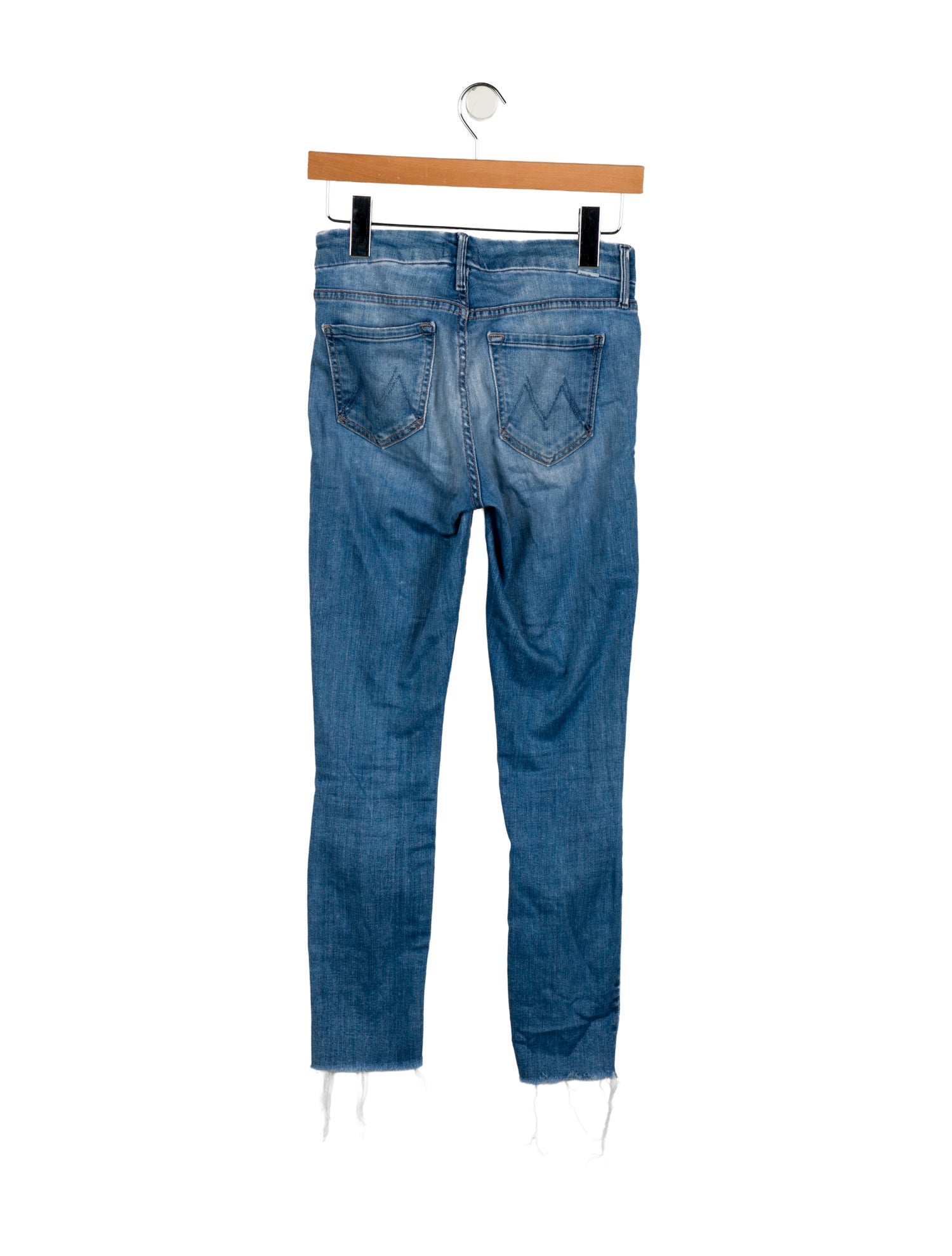 Mother Mid-Rise Skinny Leg Jeans