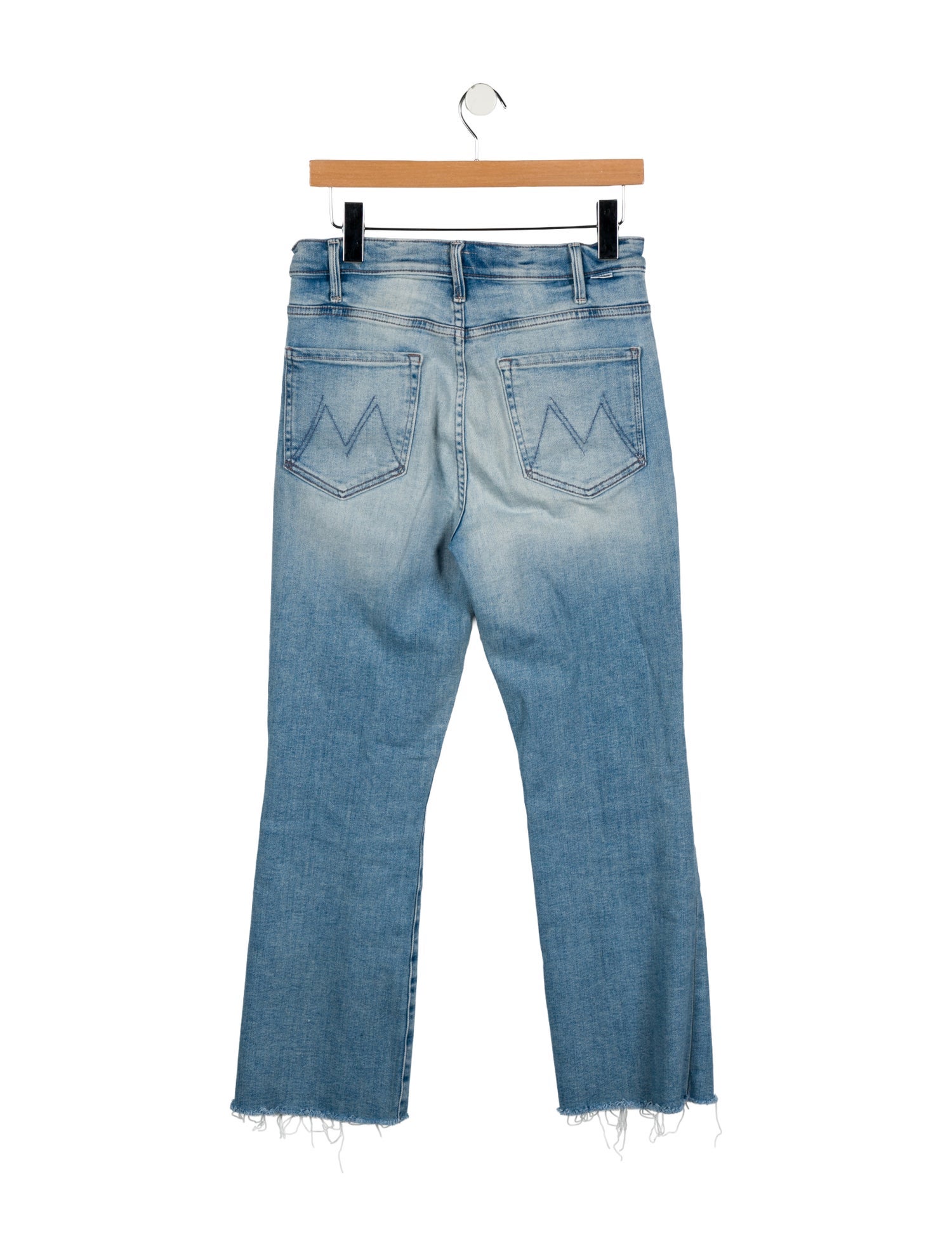 Mother Mid-Rise Straight Leg Jeans