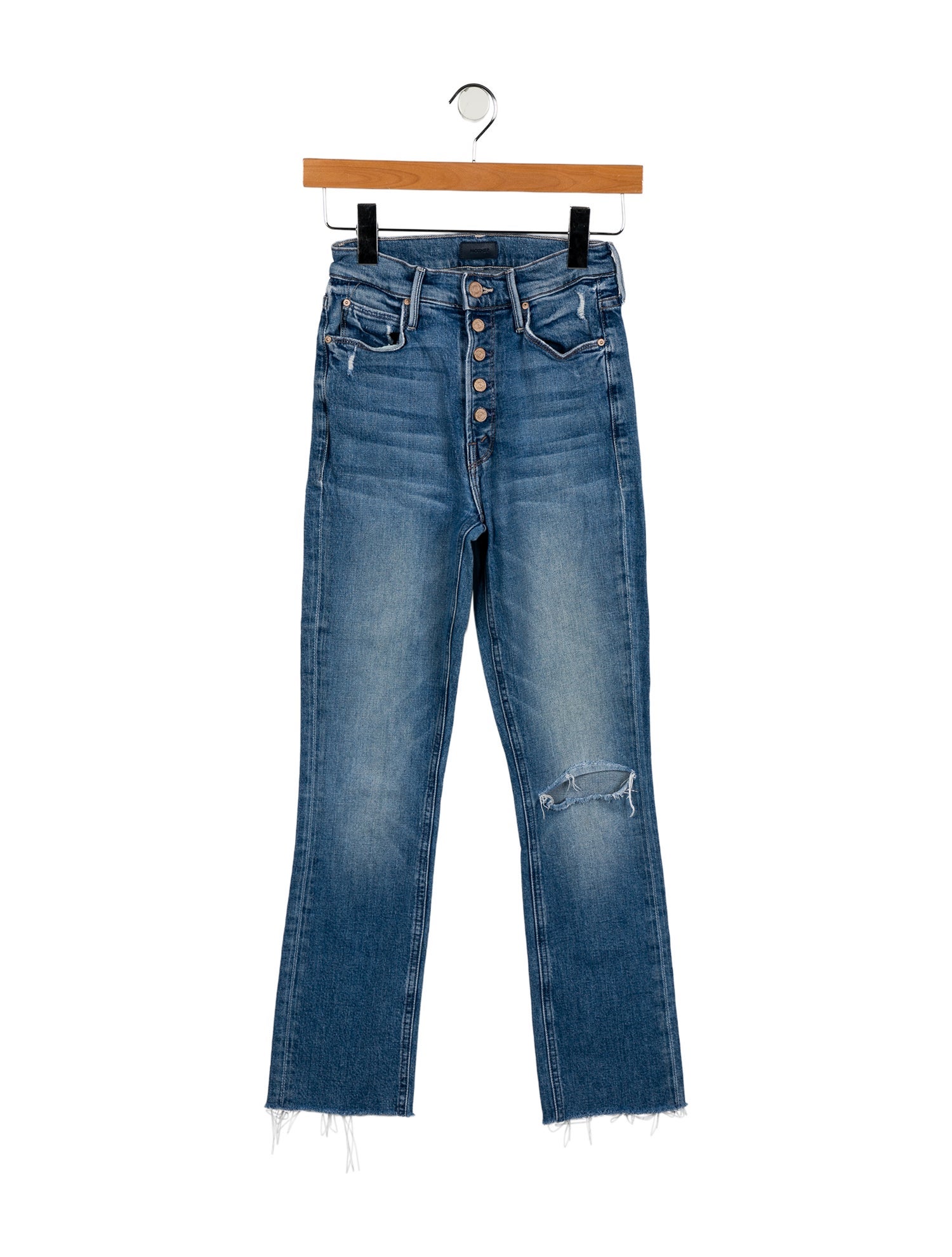Mother High-Rise Straight Leg Jeans
