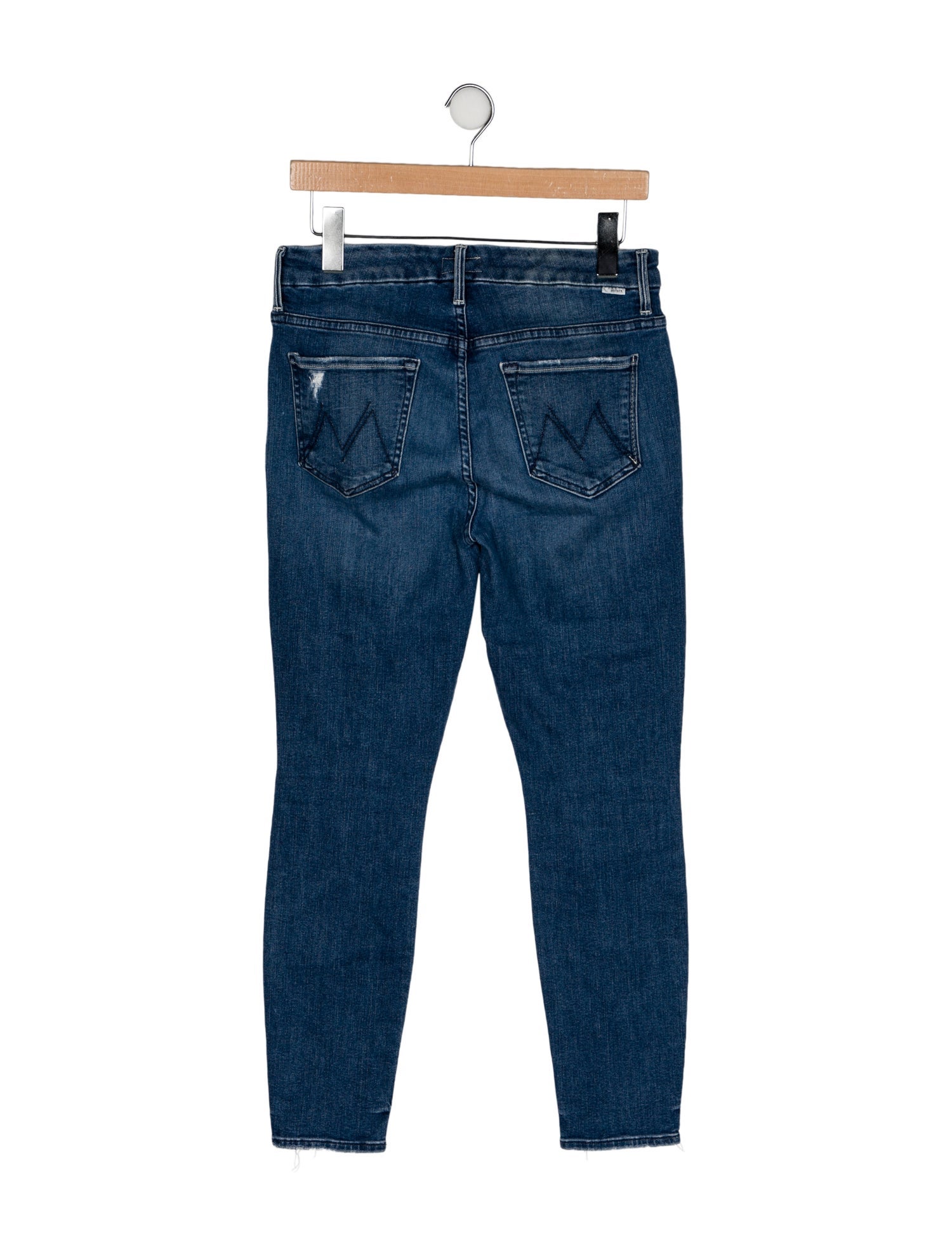 Mother Mid-Rise Skinny Leg Jeans