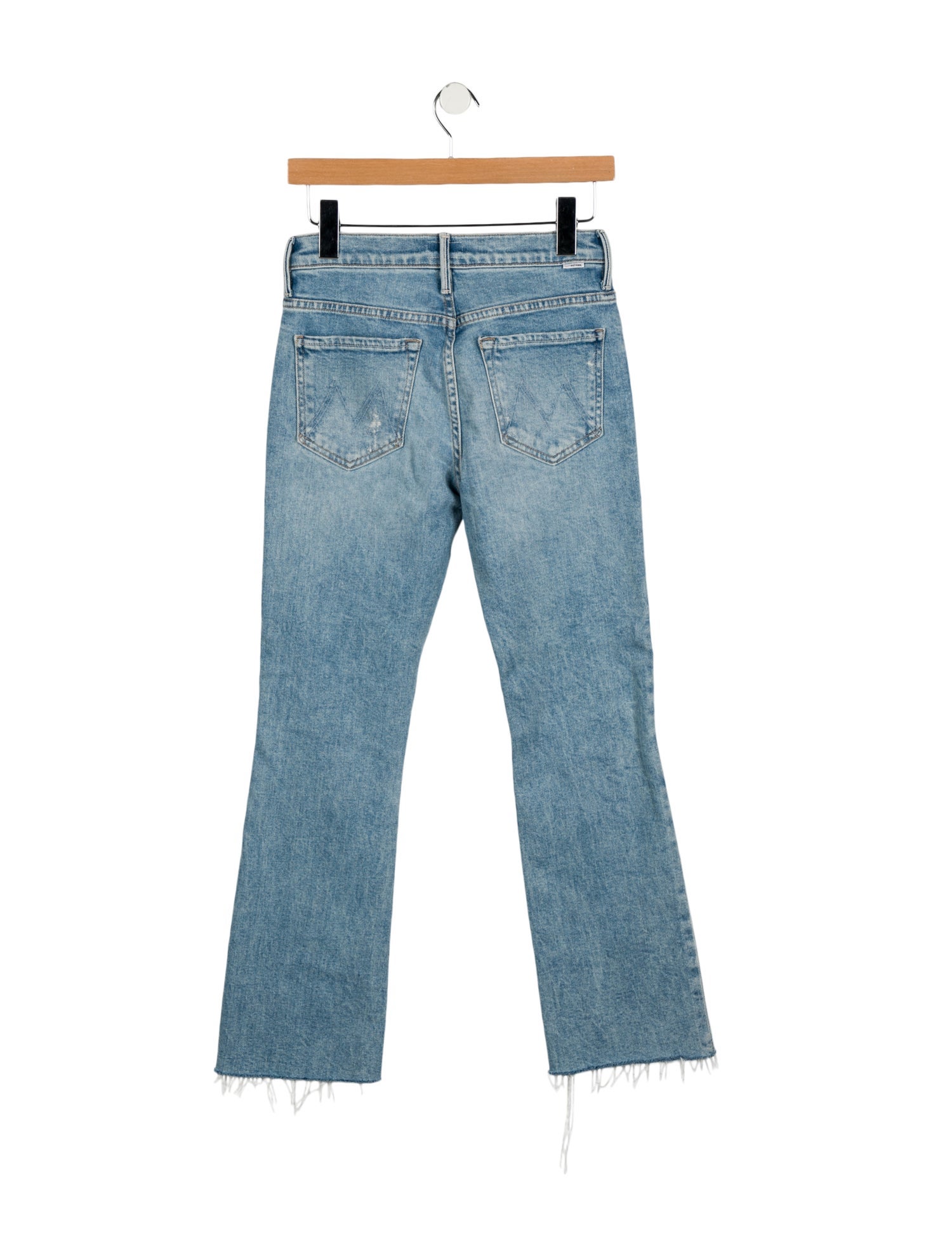 Mother Mid-Rise Straight Leg Jeans