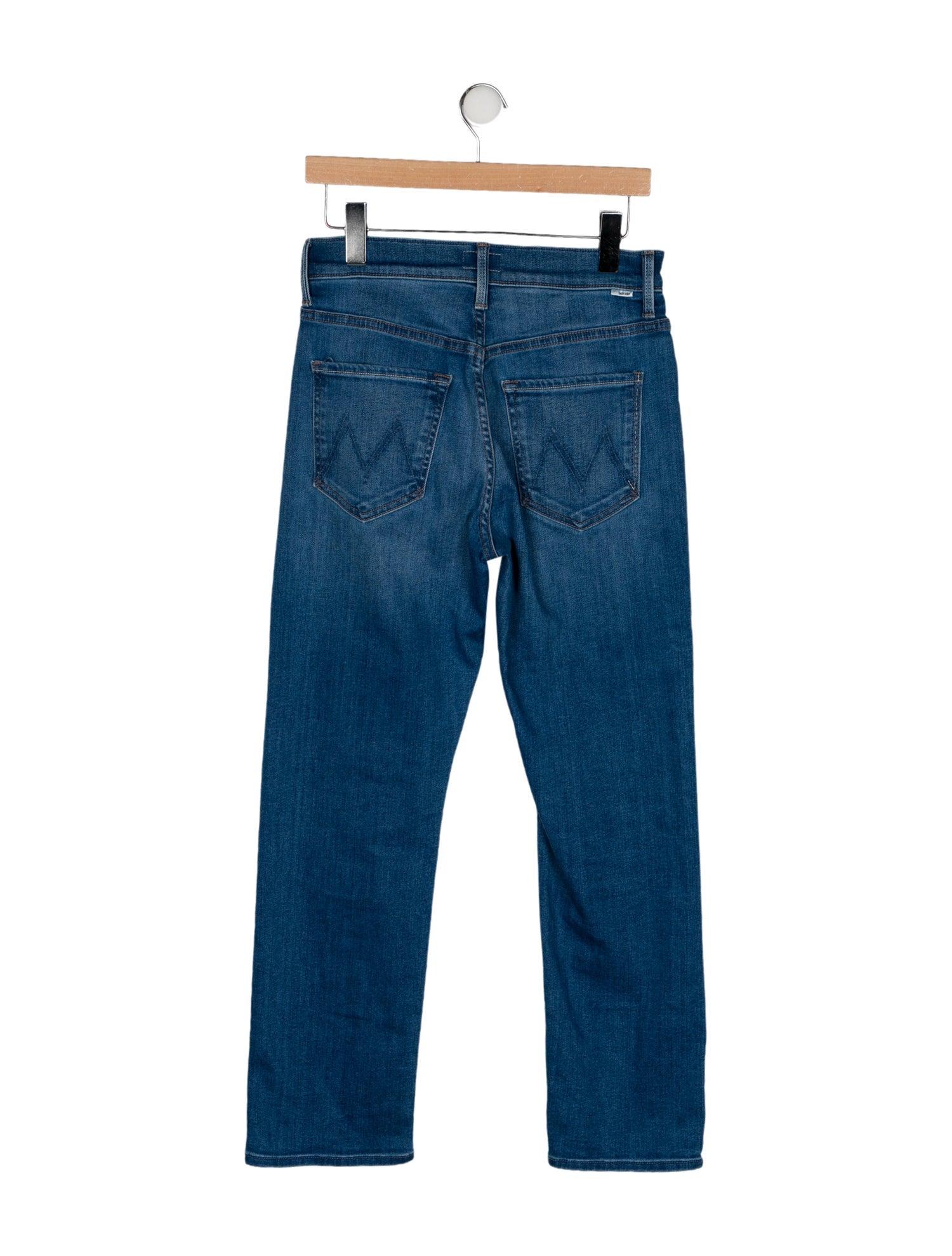 Mother High-Rise Straight Leg Jeans