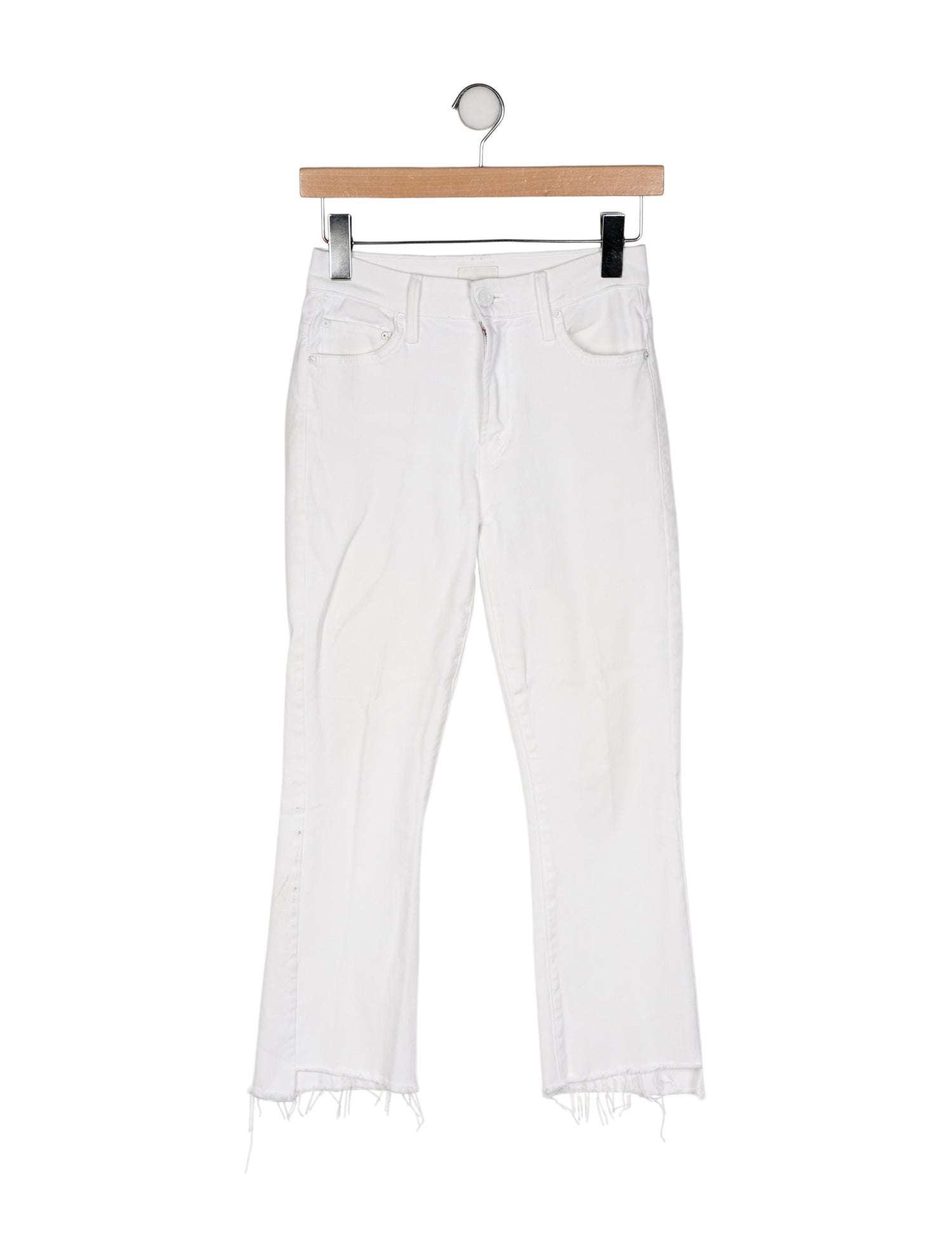 Mother Mid-Rise Straight Leg Jeans