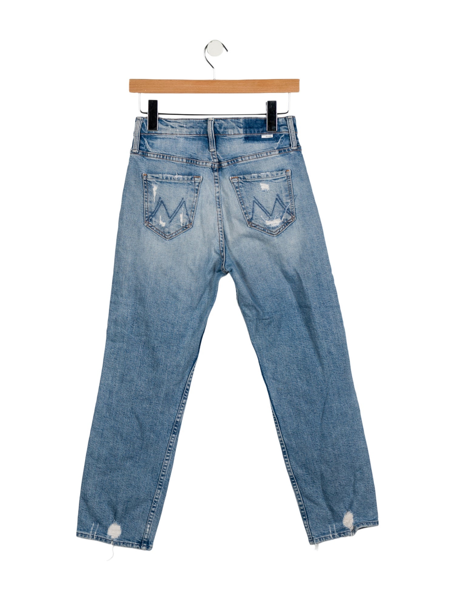 Mother High-Rise Straight Leg Jeans