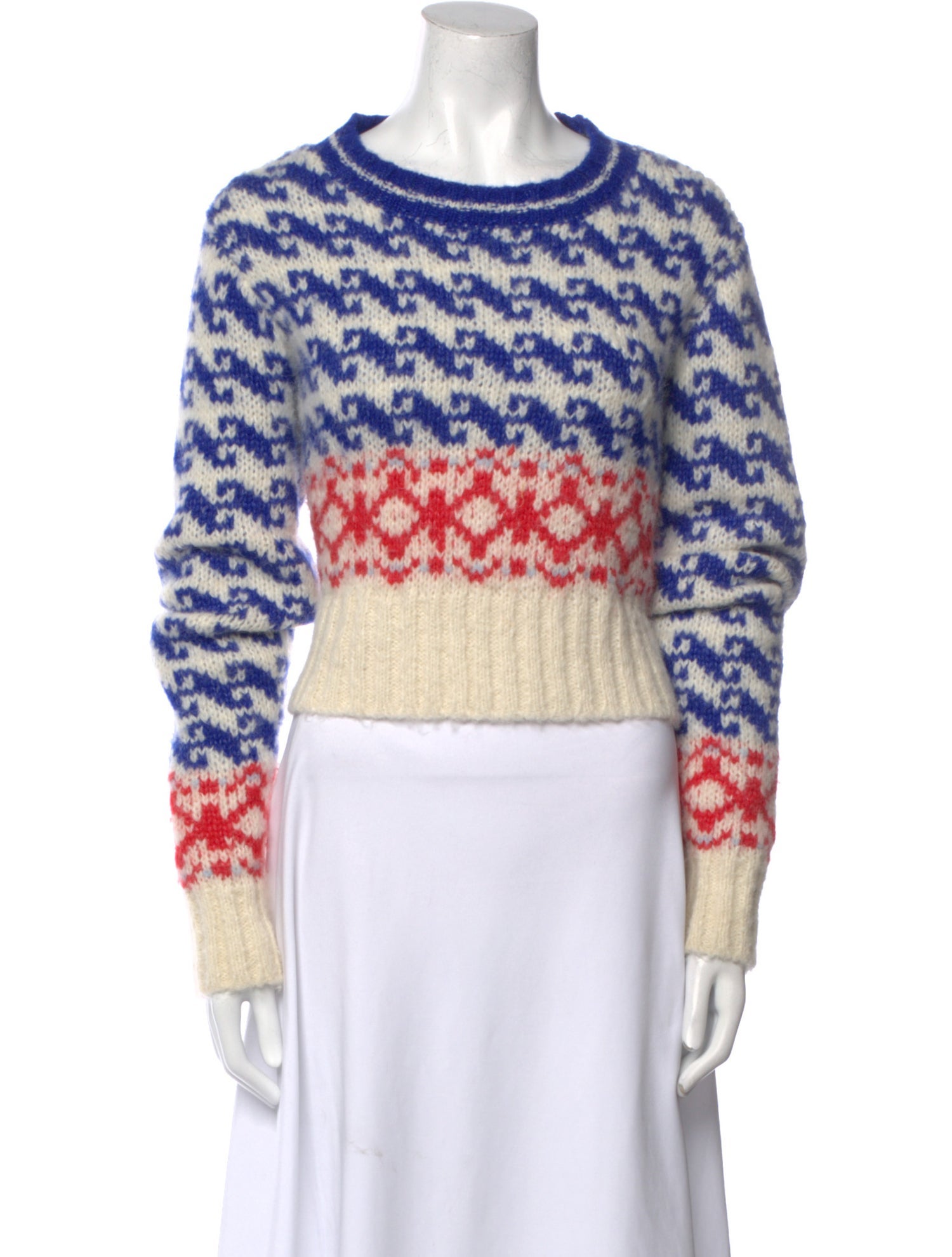 Mother Alpaca Striped Sweater