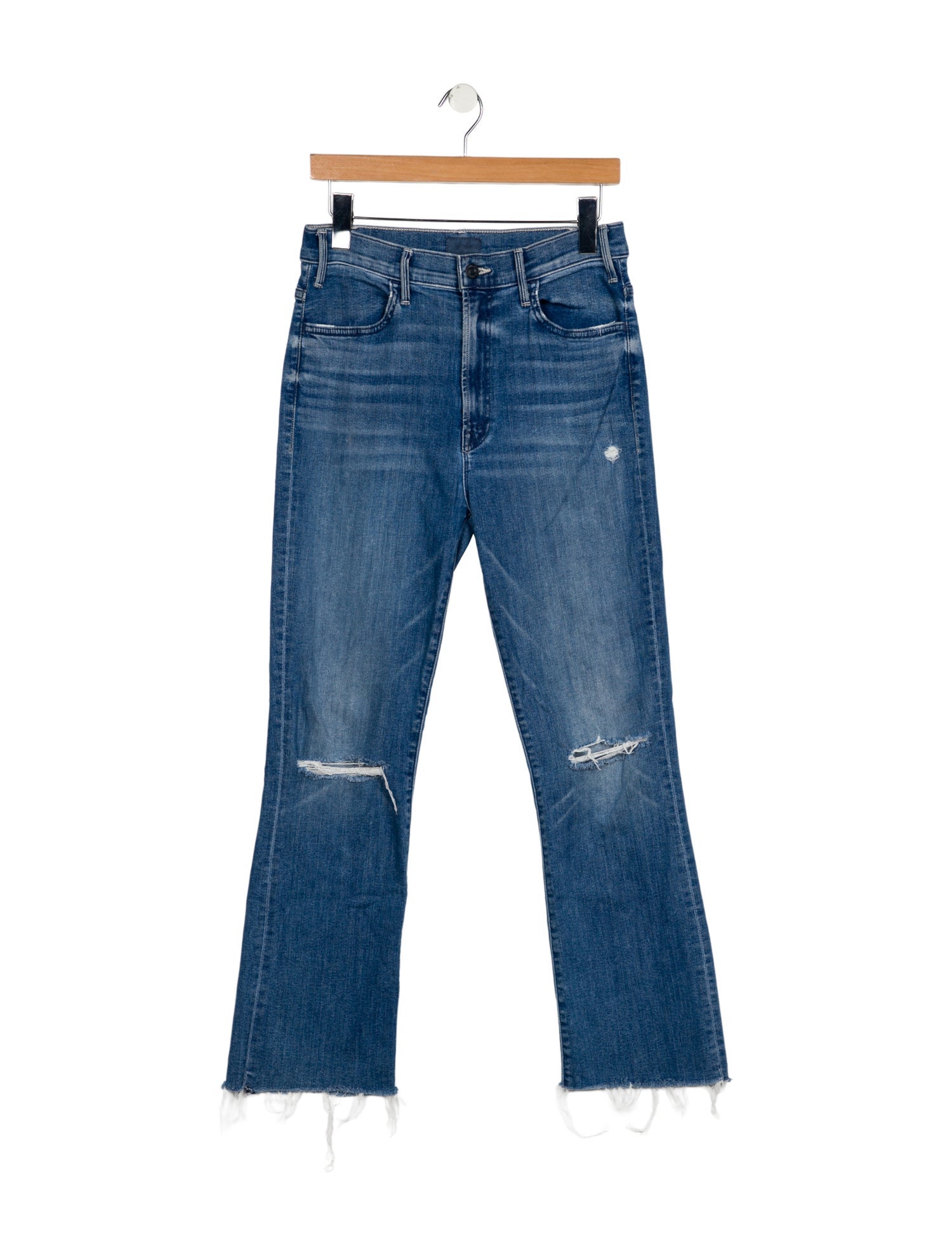 Mother High-Rise Straight Leg Jeans
