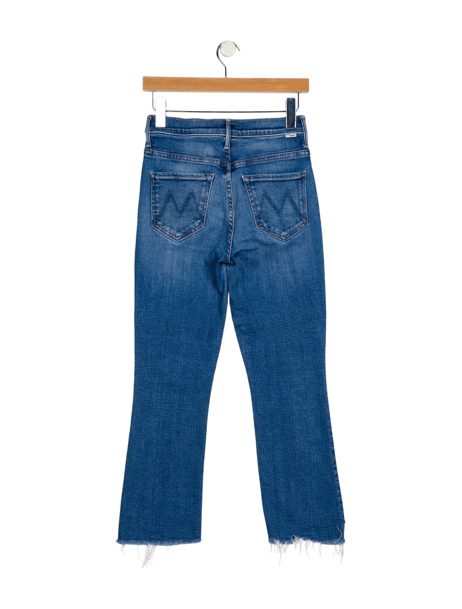 Mother Mid-Rise Straight Leg Jeans
