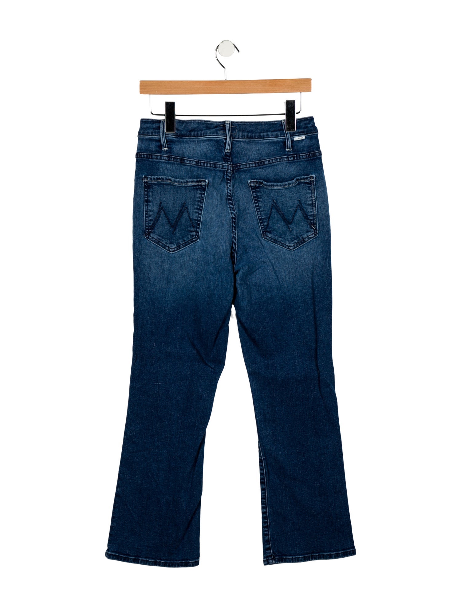 Mother Mid-Rise Straight Leg Jeans