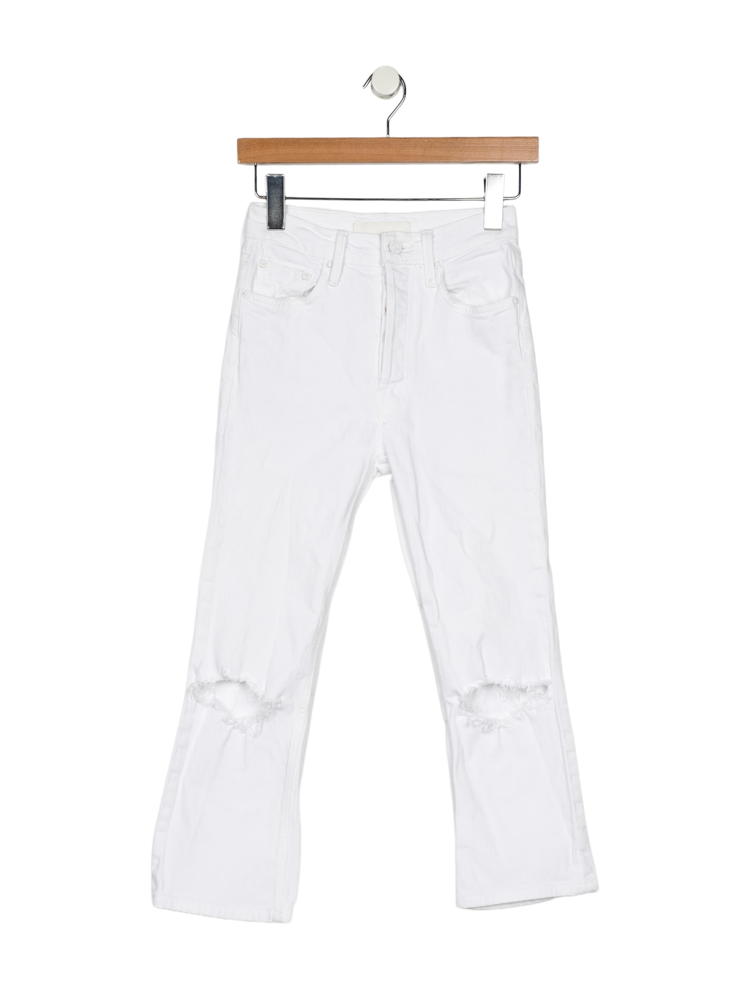 Mother Mid-Rise Straight Leg Jeans