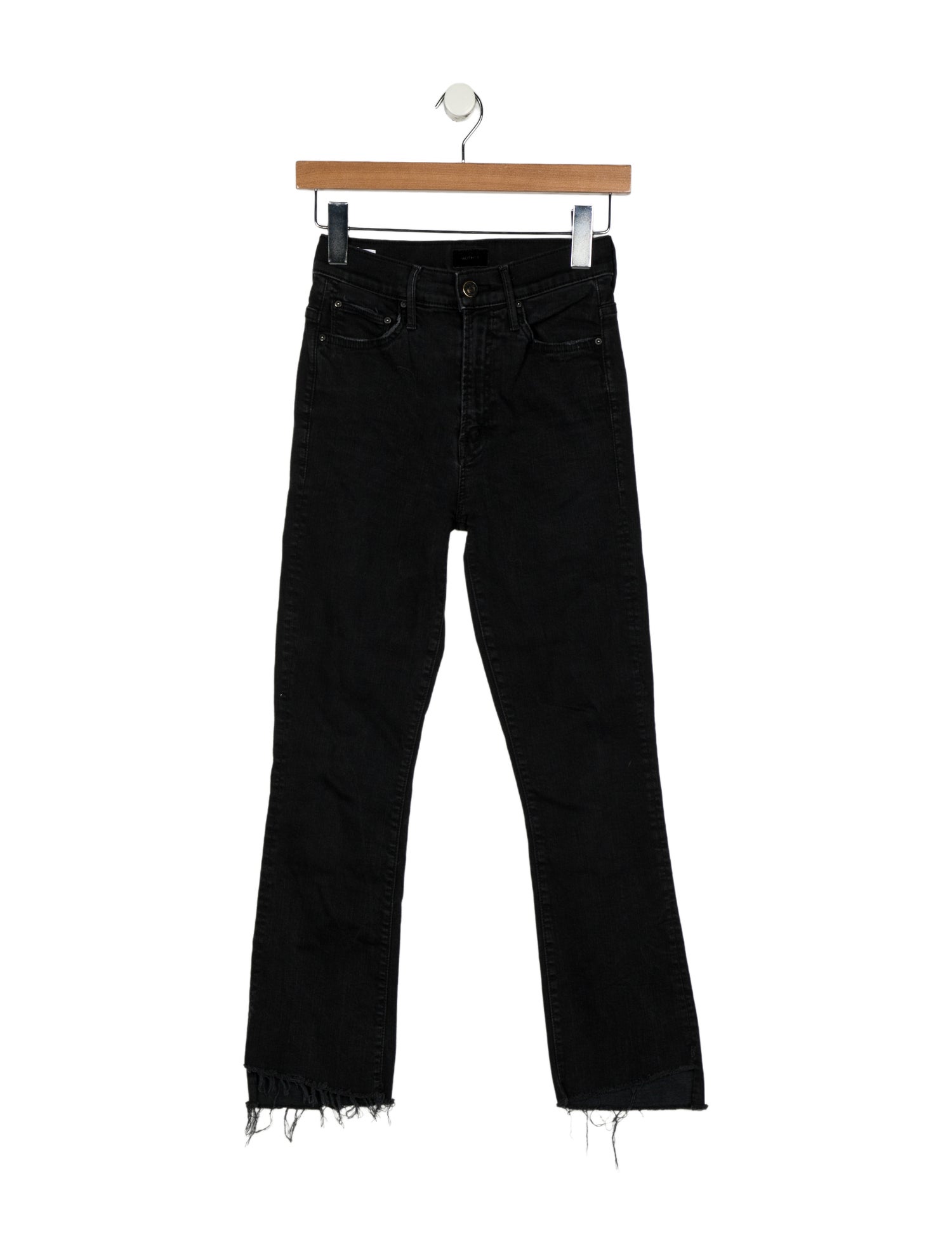 Mother Mid-Rise Straight Leg Jeans
