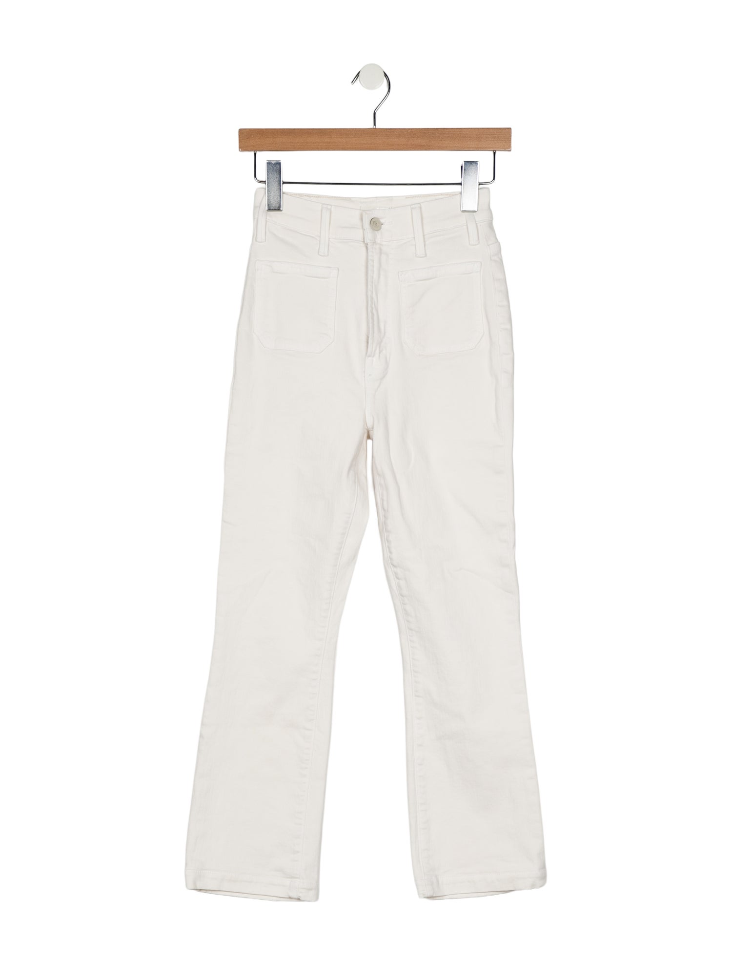 Mother Mid-Rise Straight Leg Jeans