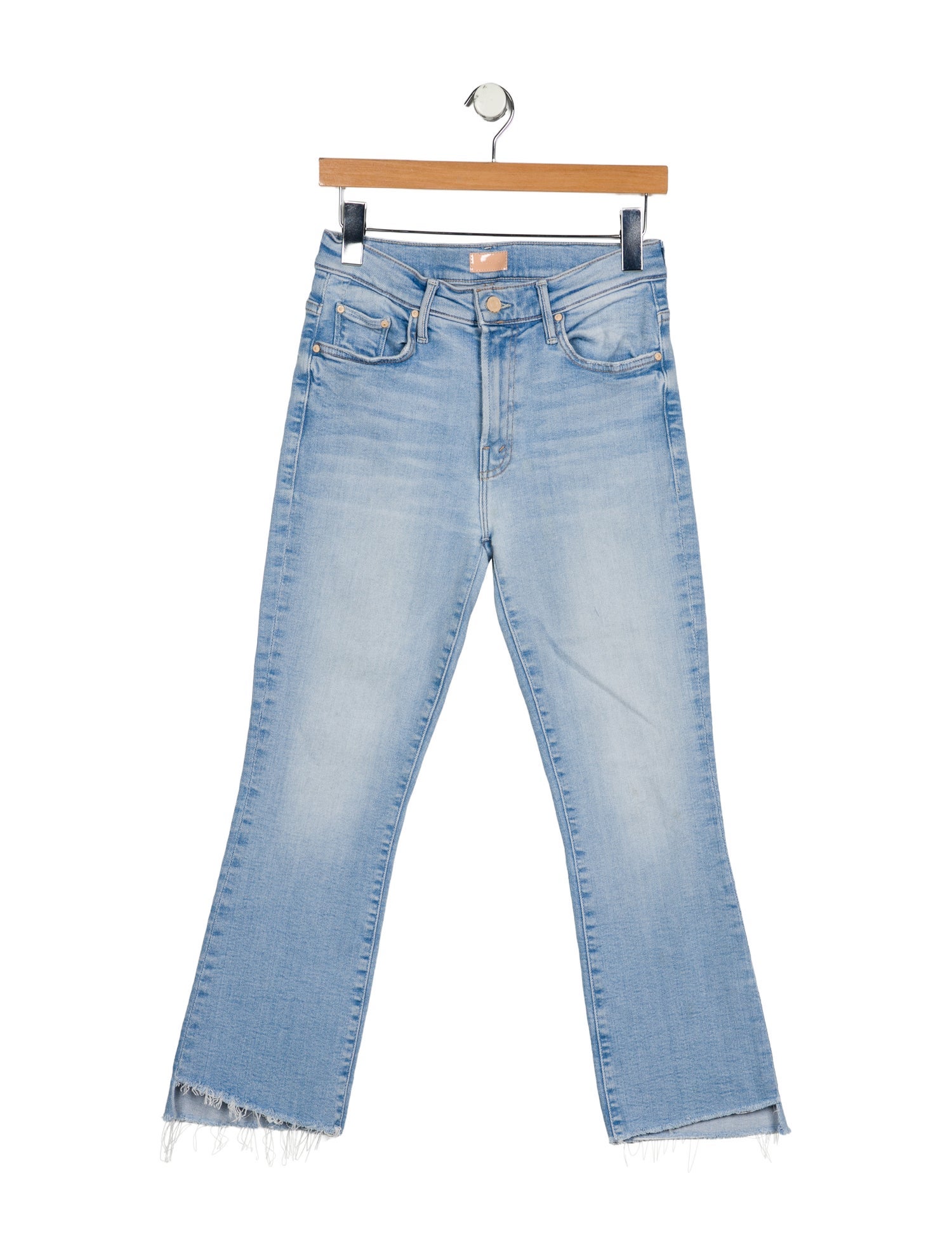 Mother Mid-Rise Straight Leg Jeans