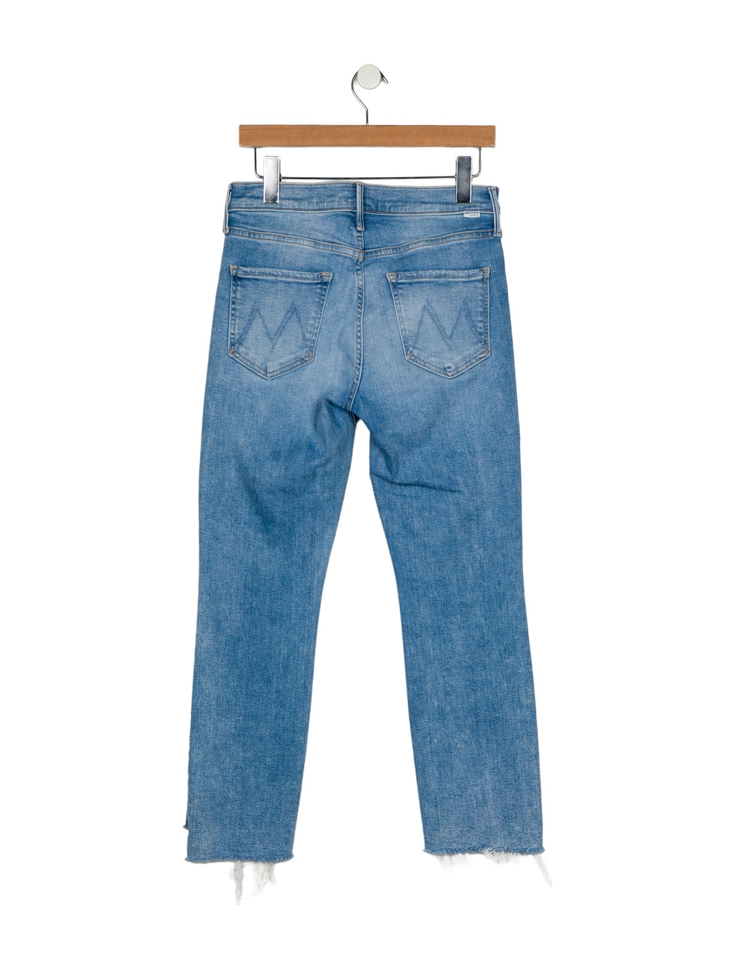 Mother Mid-Rise Straight Leg Jeans
