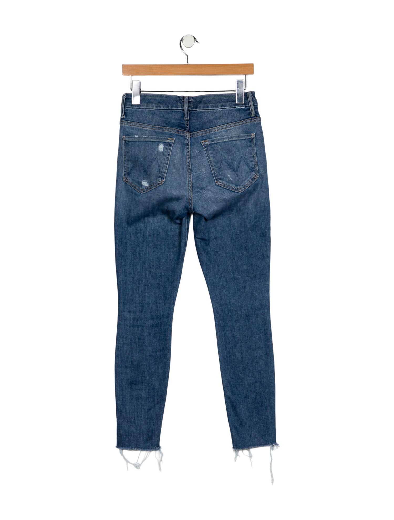 Mother Mid-Rise Skinny Leg Jeans