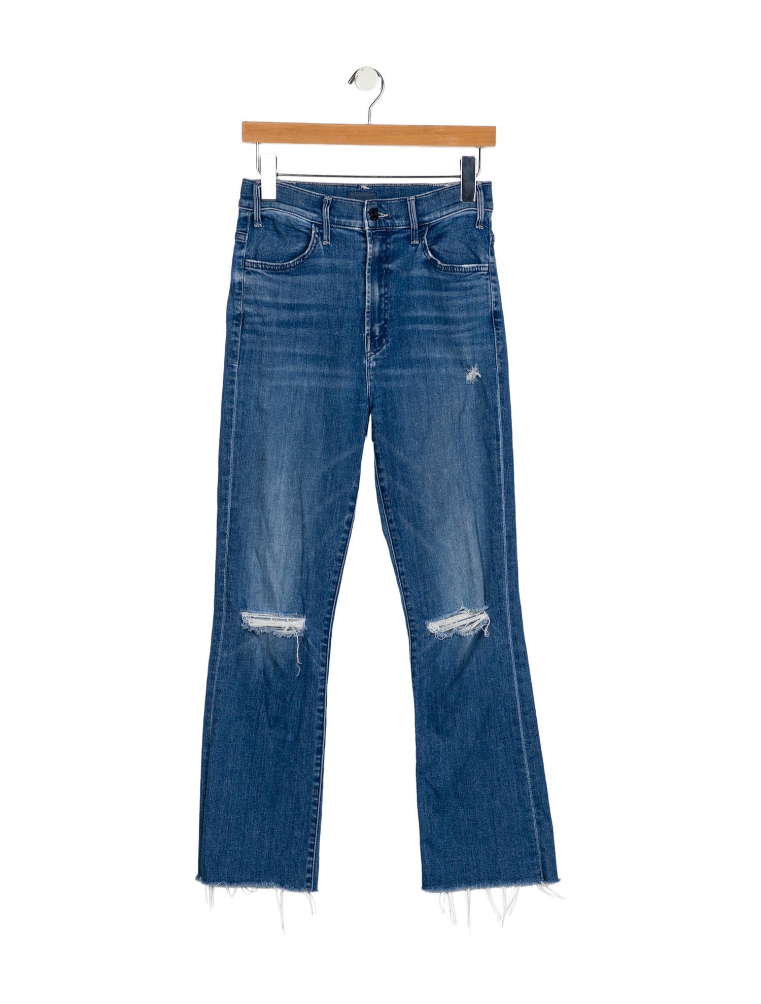 Mother High-Rise Straight Leg Jeans