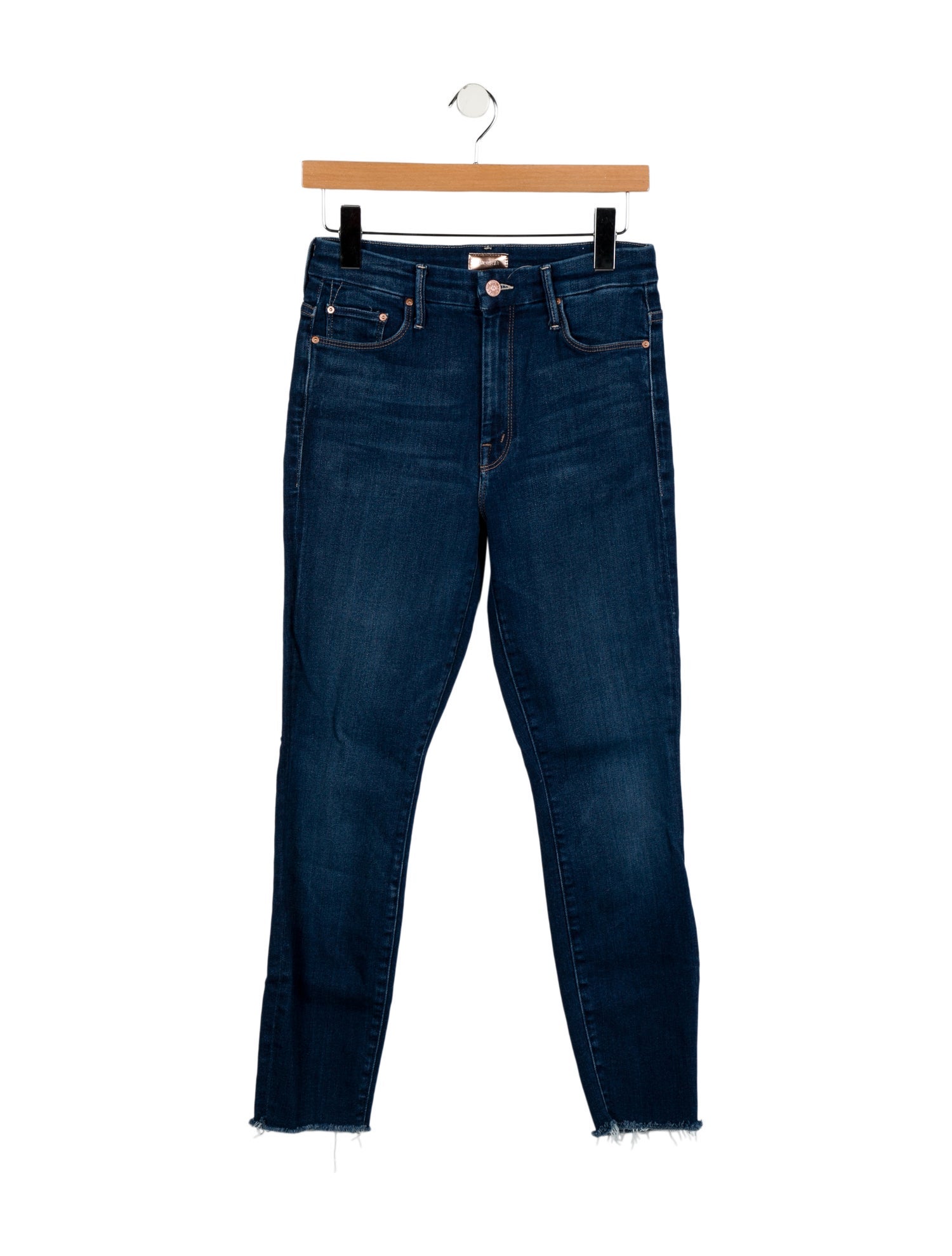 Mother Mid-Rise Skinny Leg Jeans