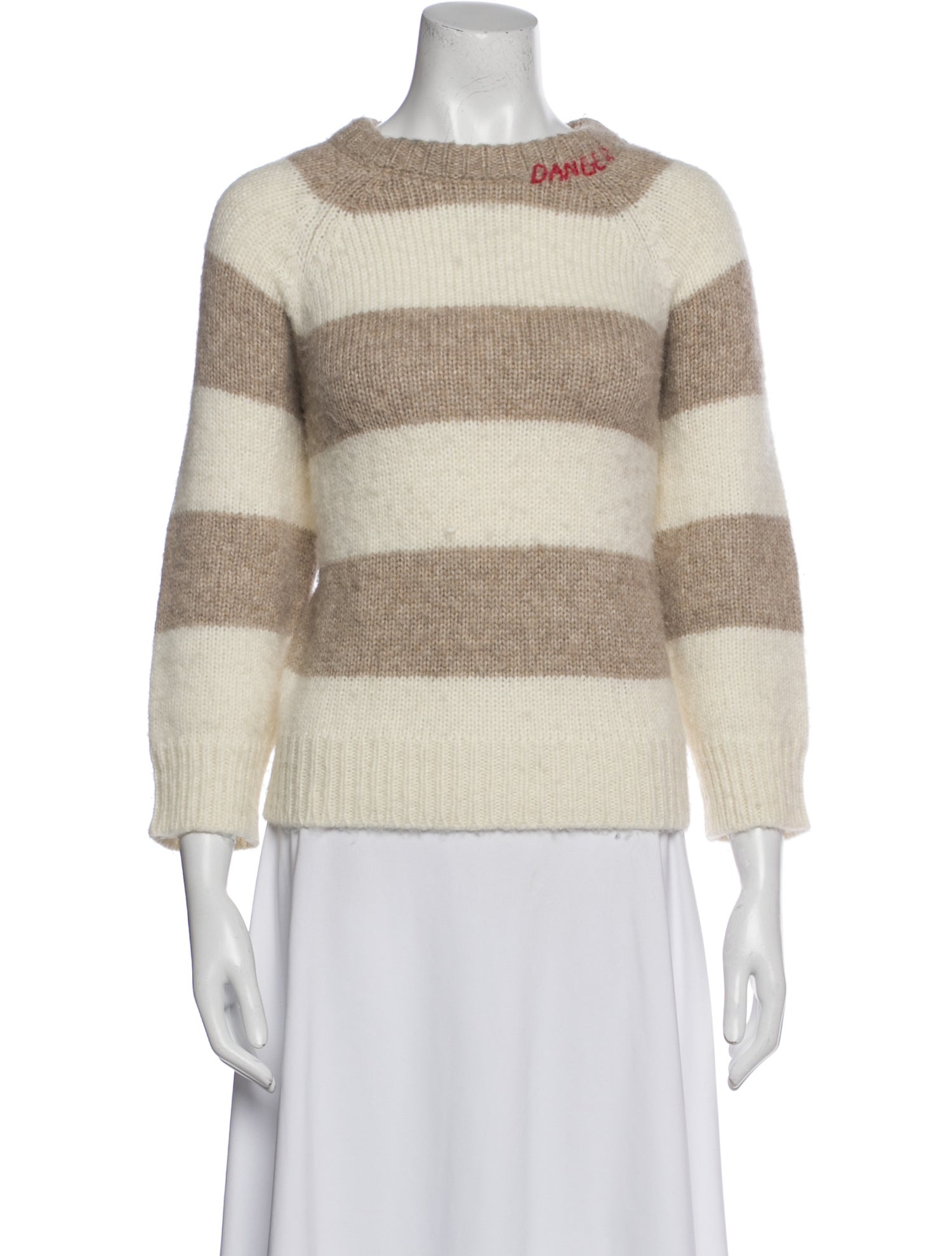 Mother Alpaca Striped Sweater