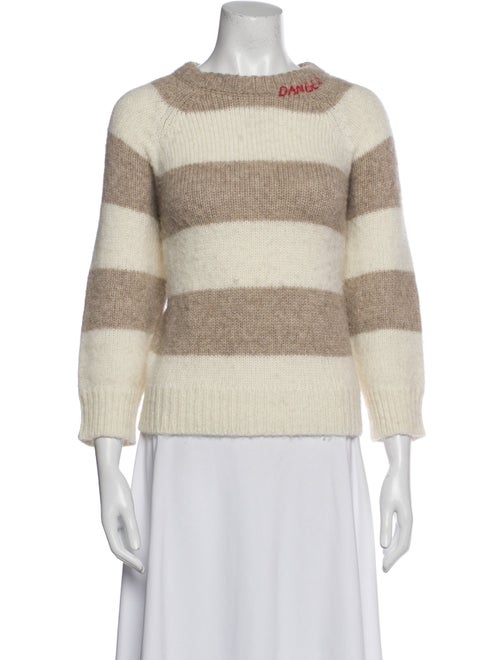 Mother Alpaca Striped Sweater