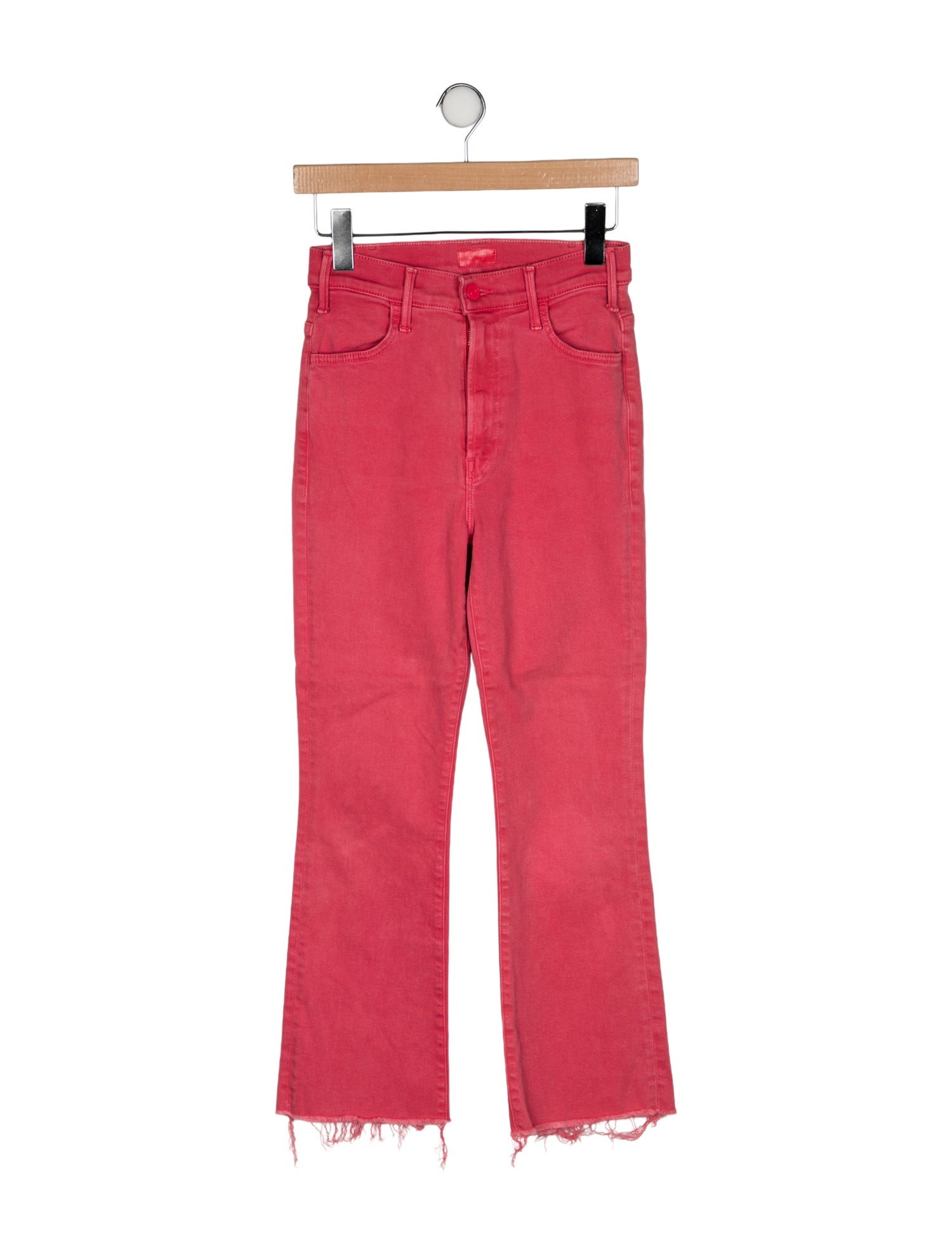 Mother Mid-Rise Straight Leg Jeans