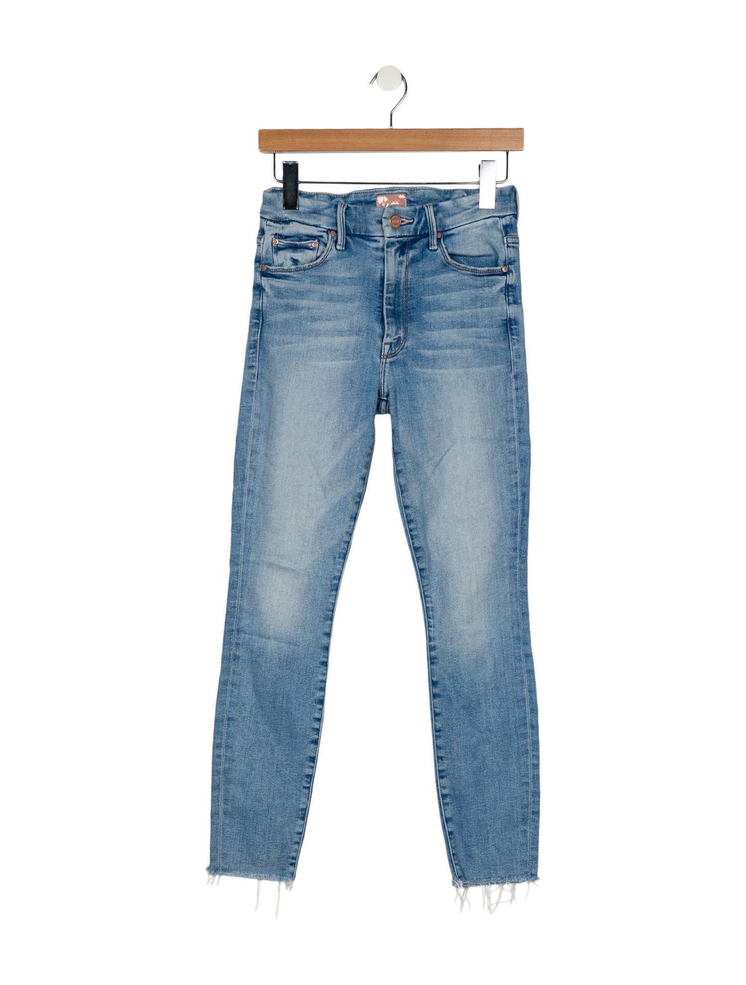 Mother Mid-Rise Skinny Leg Jeans