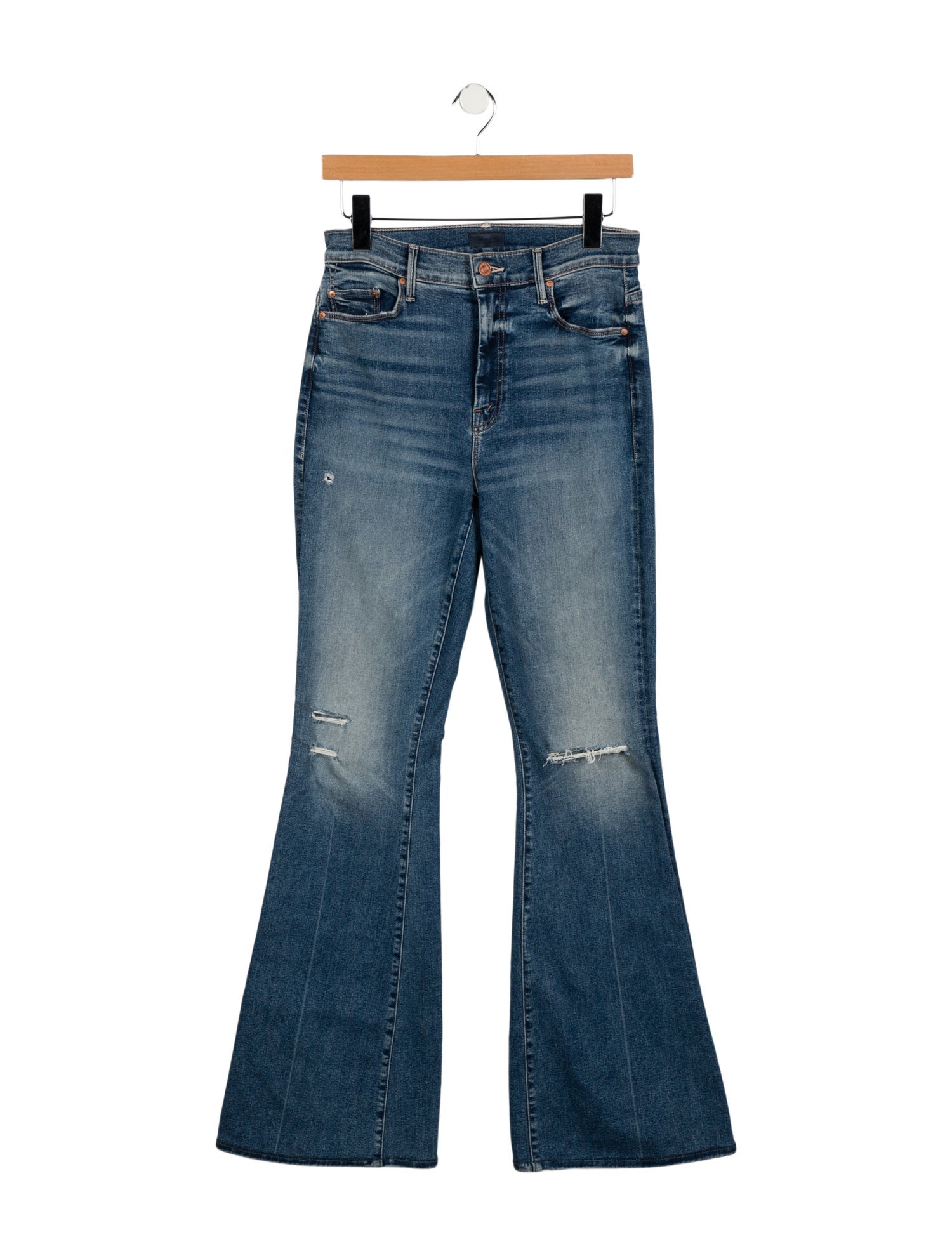 Mother High-Rise Wide Leg Jeans