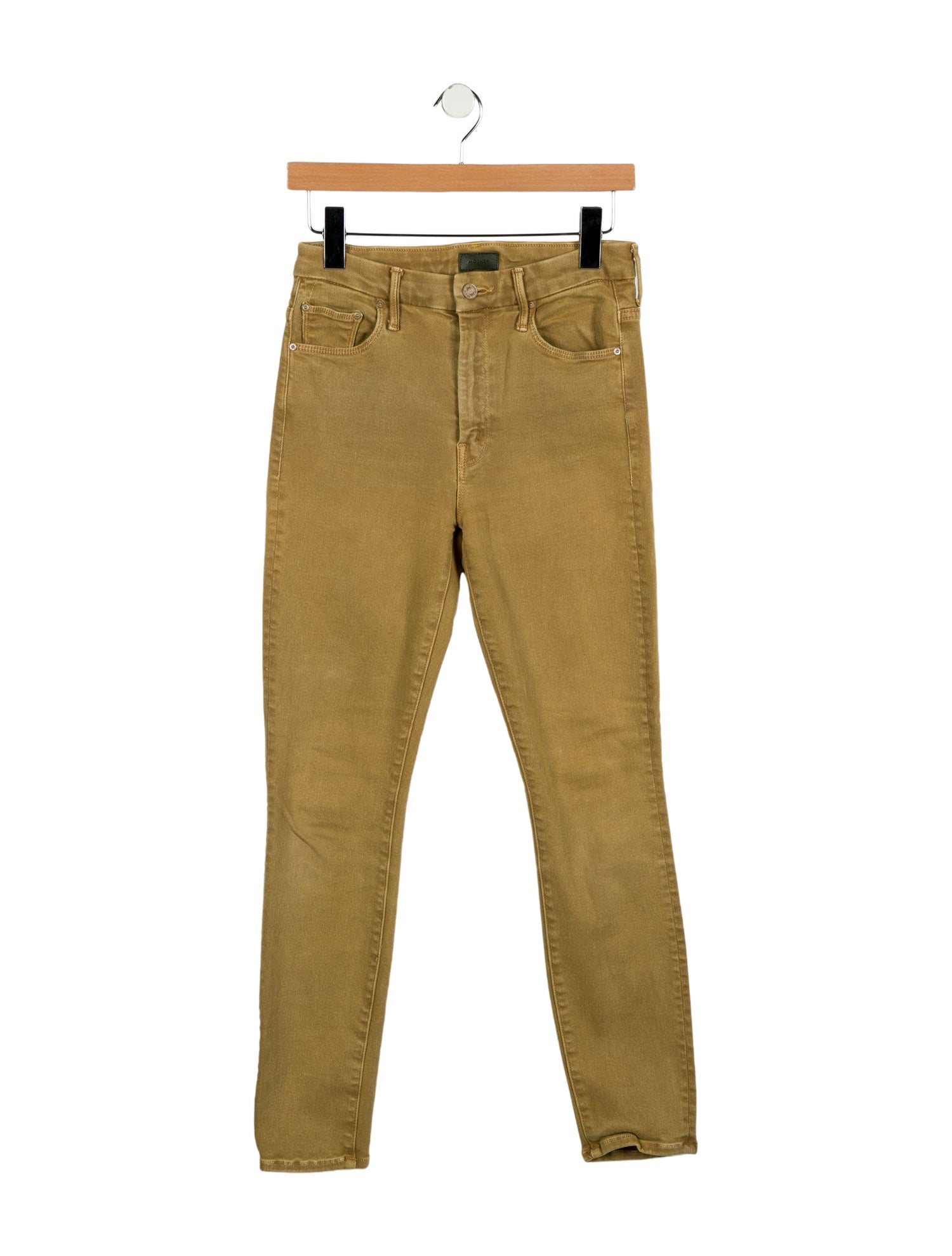 Mother Mid-Rise Skinny Leg Jeans